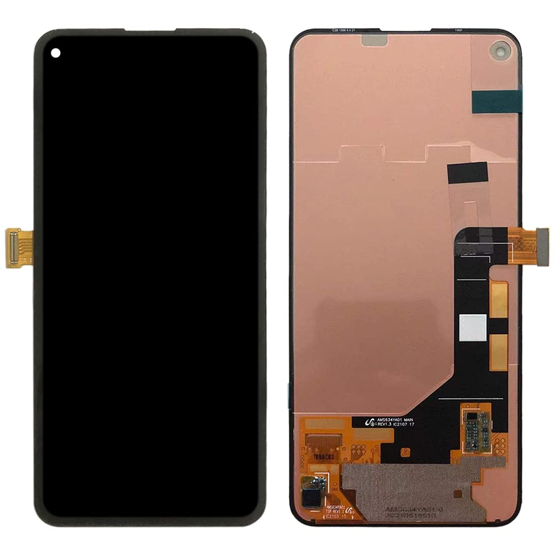 Original Google Pixel 5A 5G (2021) OLED HDR LCD Screen & Digitizer Full Assembly - Black Replacement Display for Mobile Phone Repair | Perfect for DIY Fixes & Professional Screen Replacements
