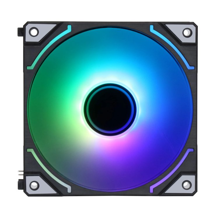 SAMA YE1203BK 3-in-1 Daisy Chain Computer Case Fan Kit - 120mm Black PC Cooling Fans for Gaming PC, Desktop Computer & Case Cooling - Quiet & Easy Installation