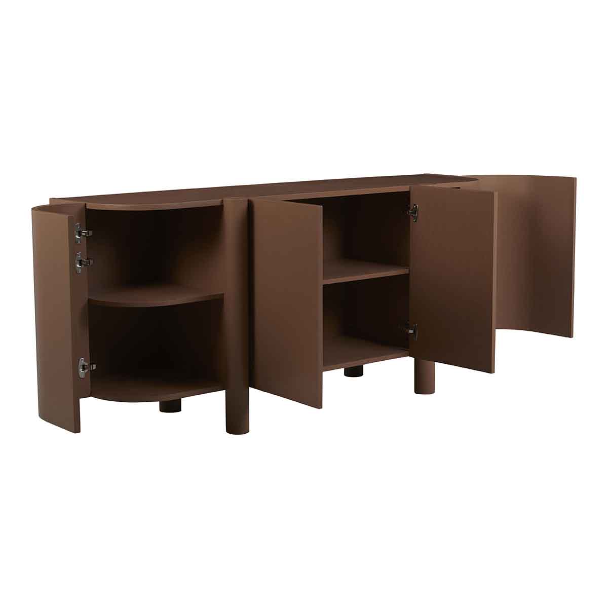 Globe West Artie Buffet - Modern Wood Sideboard with Storage for Dining Room & Living Room - Perfect for Entertaining & Home Organization