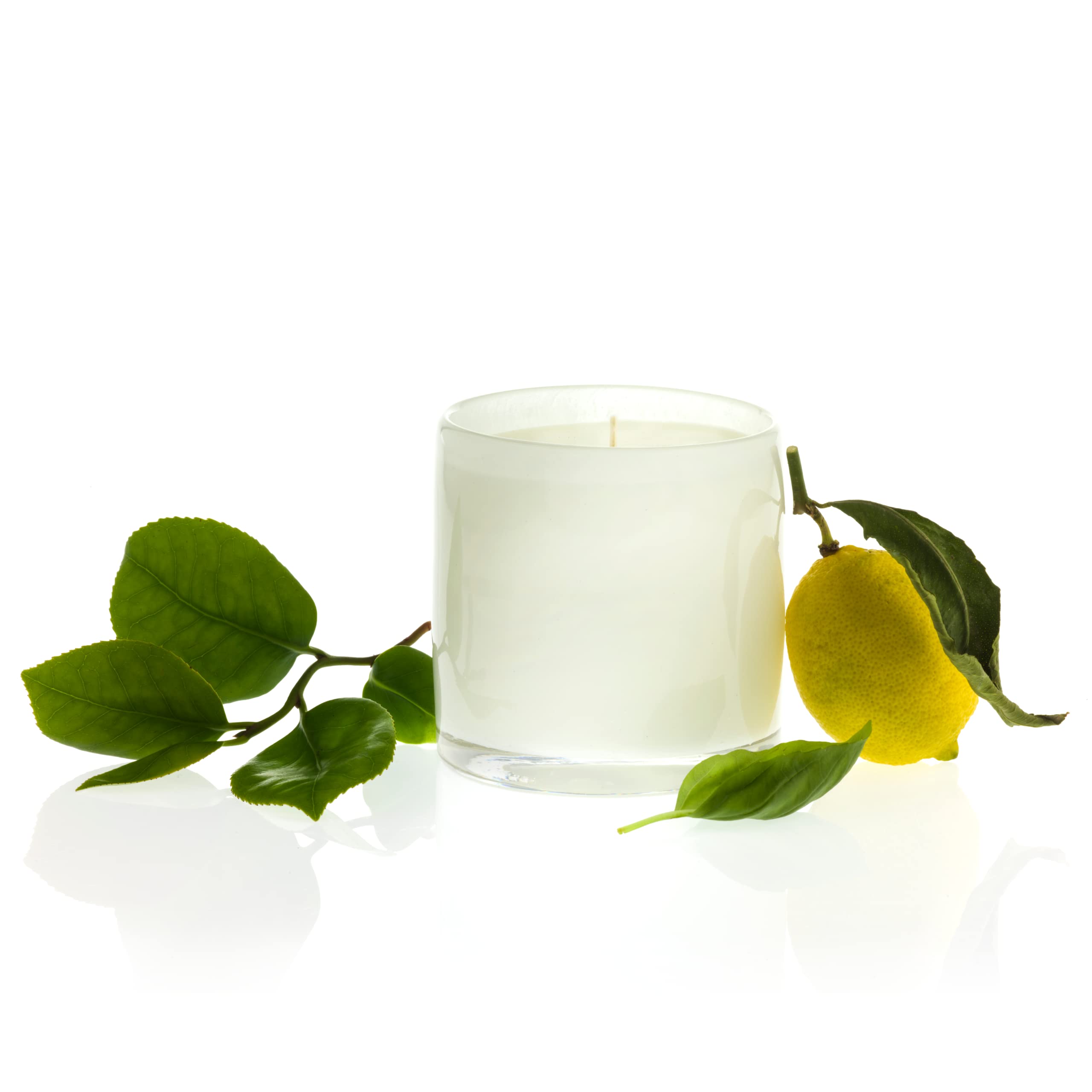 Alixx Extra Large 78oz White Glass Candle - French Tea Scented Aromatherapy Candle for Home, Spa Relaxation & Romantic Dinner Ambiance
