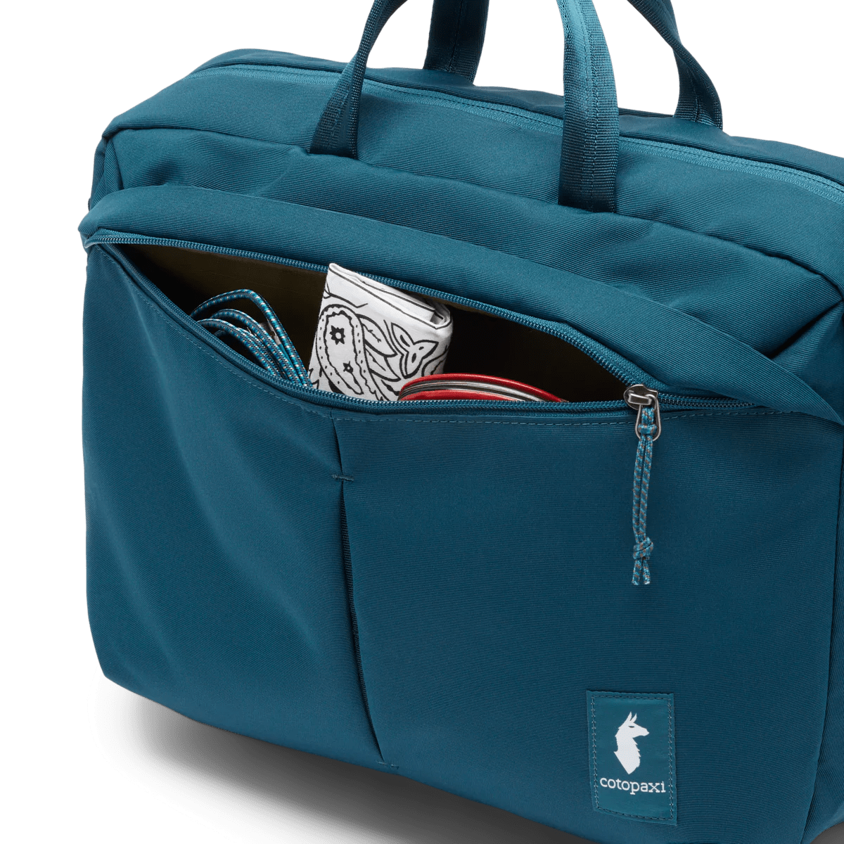 Cotopaxi Mente 15L Messenger Bag - Waterproof & Durable Everyday Carry for Work, Travel & School - Abyss Blue Color