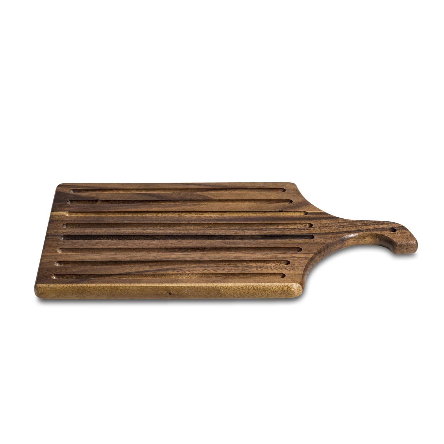 Reversible Cutting Board with Juice Groove - Non-Slip Bamboo Chopping Board for Meat, Vegetables & Fruits | Slotted Bread Serving Board for Slicing & Display | Perfect for Kitchen, BBQ & Entertaining