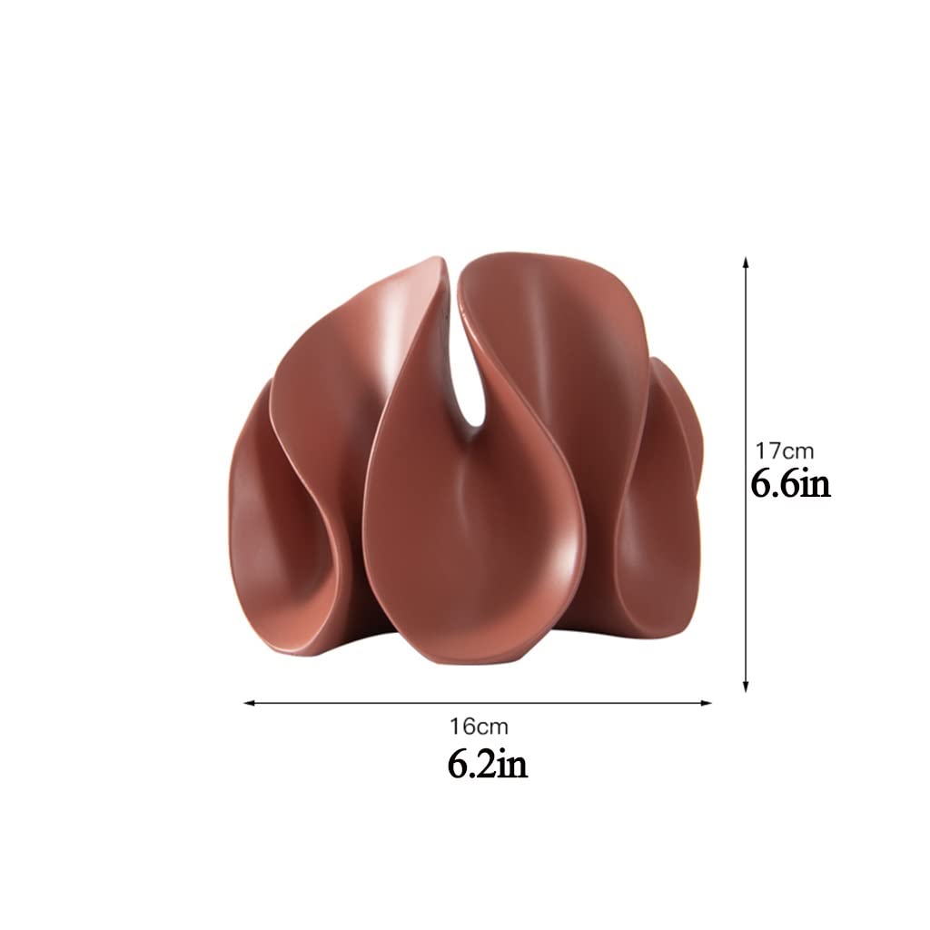 Modern Resin Home Decor Sculptures - Elegant Shelf & Bookshelf Decor Items, Statues for Living Room, Bedroom & Bathroom | Perfect for V Stand Displays & Stylish Interior Design