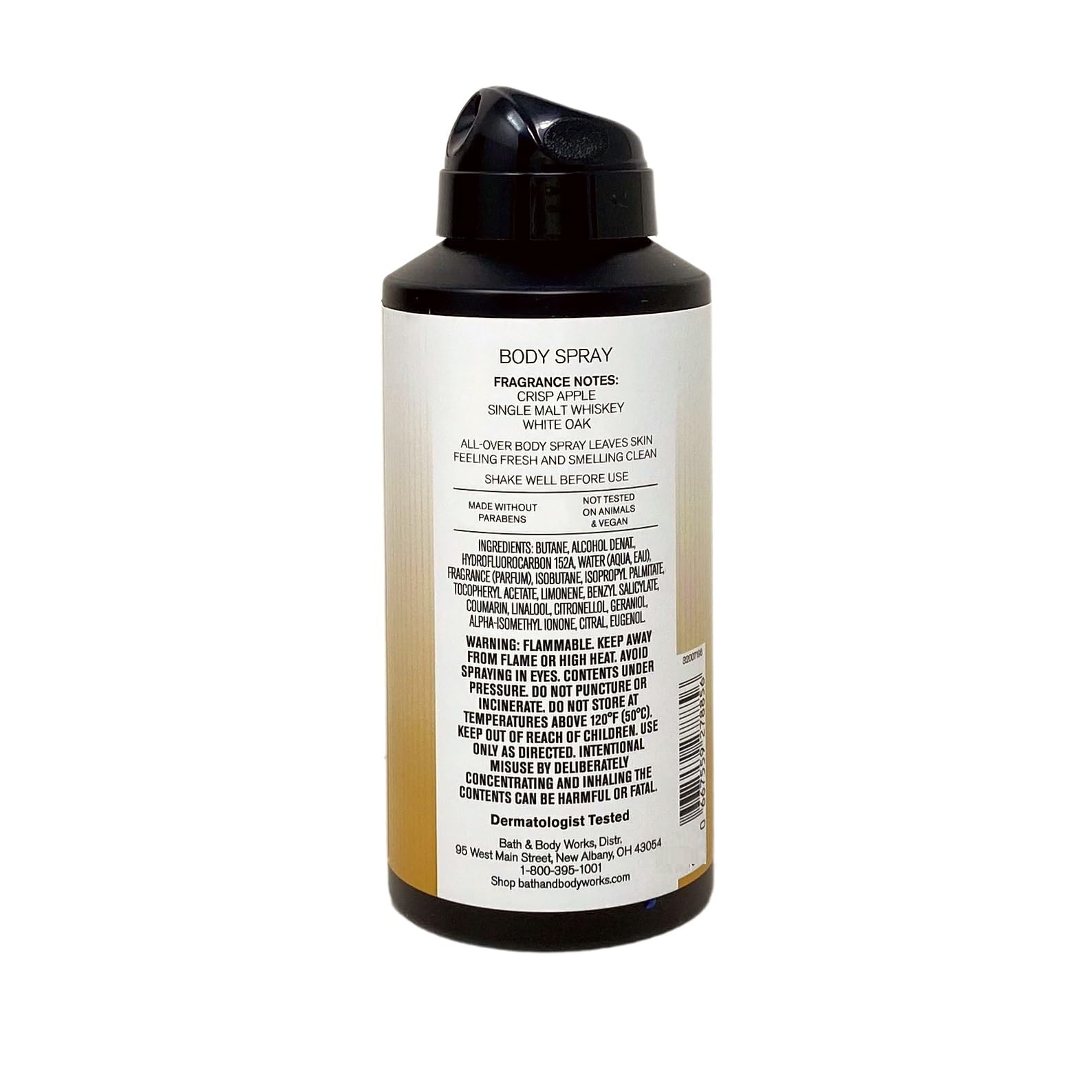 Bath & Body Works Men's Whiskey Reserve Gift Set - Body Cream, 3-in-1 Wash, Body Spray, Hand Cream & Spice Soap - Perfect for Gifts, Travel & Self-Care Routine