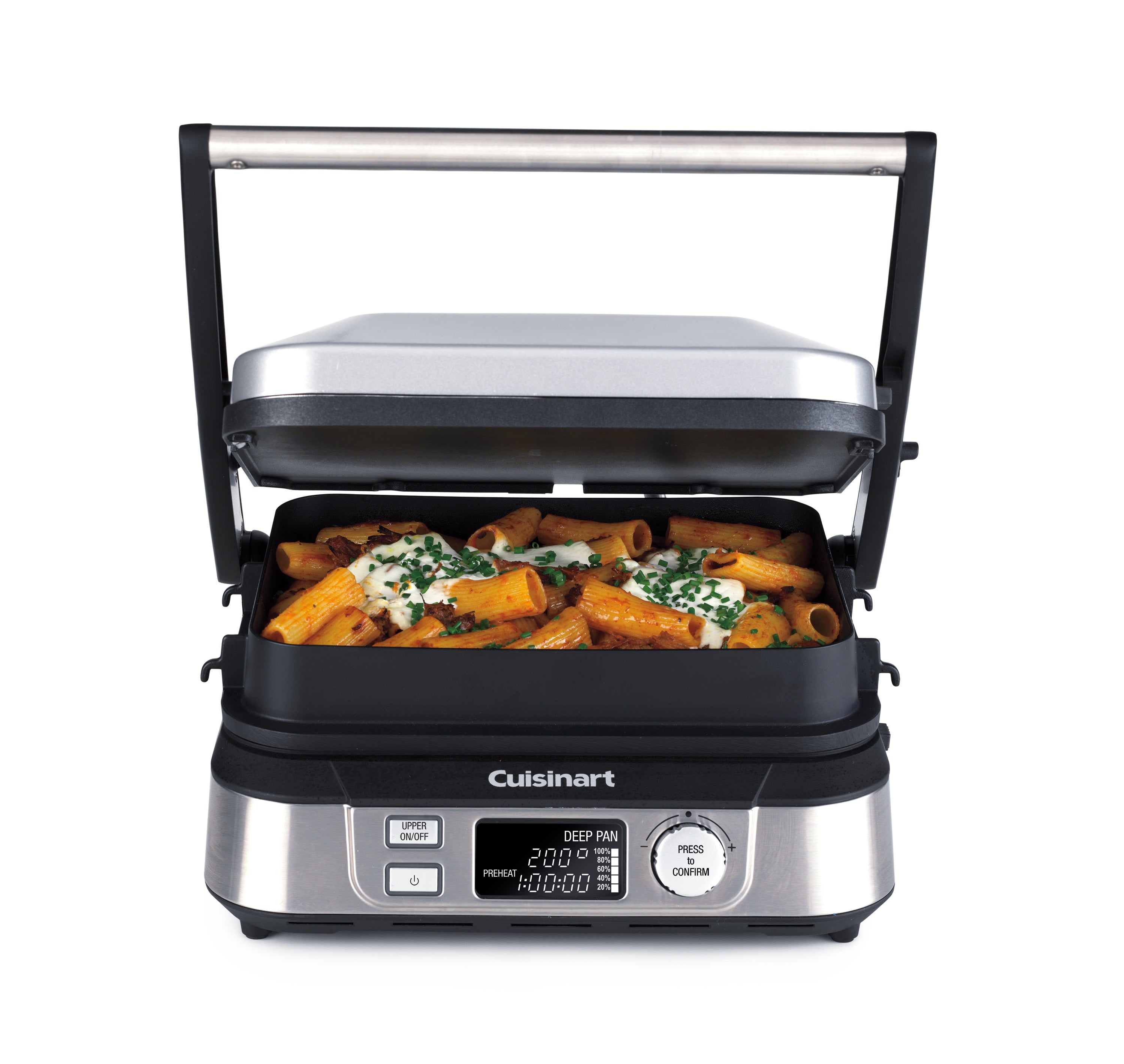 Cuisinart GR-5NHK Digital Health Grill - Nonstick Electric Indoor Grill with Adjustable Temperature for Healthy Cooking - Perfect for Grilling Steaks, Chicken, and Vegetables at Home