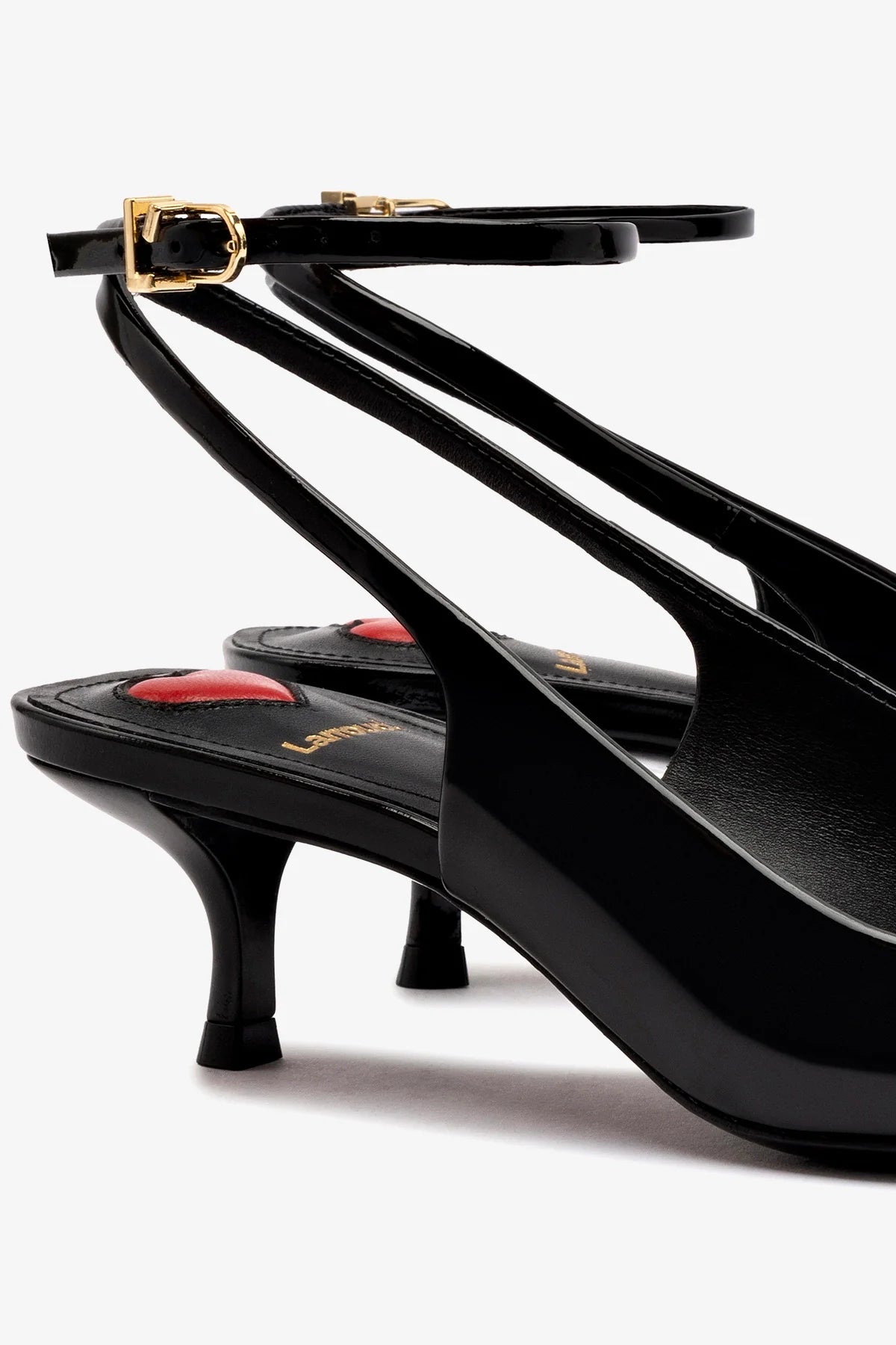 Amal Pump Shoes in Black Patent Leather - Elegant Women's Dress Pumps for Work, Parties & Formal Events