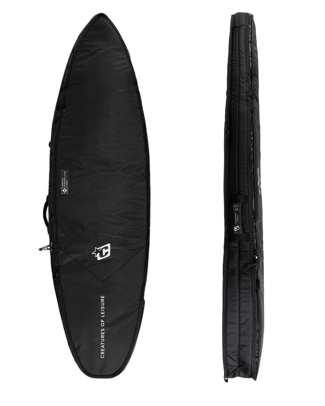 Premium Shortboard Surfboard Bag - Creatures of Leisure DT2.0 Double for Travel & Protection | Perfect for Surf Trips & Board Storage