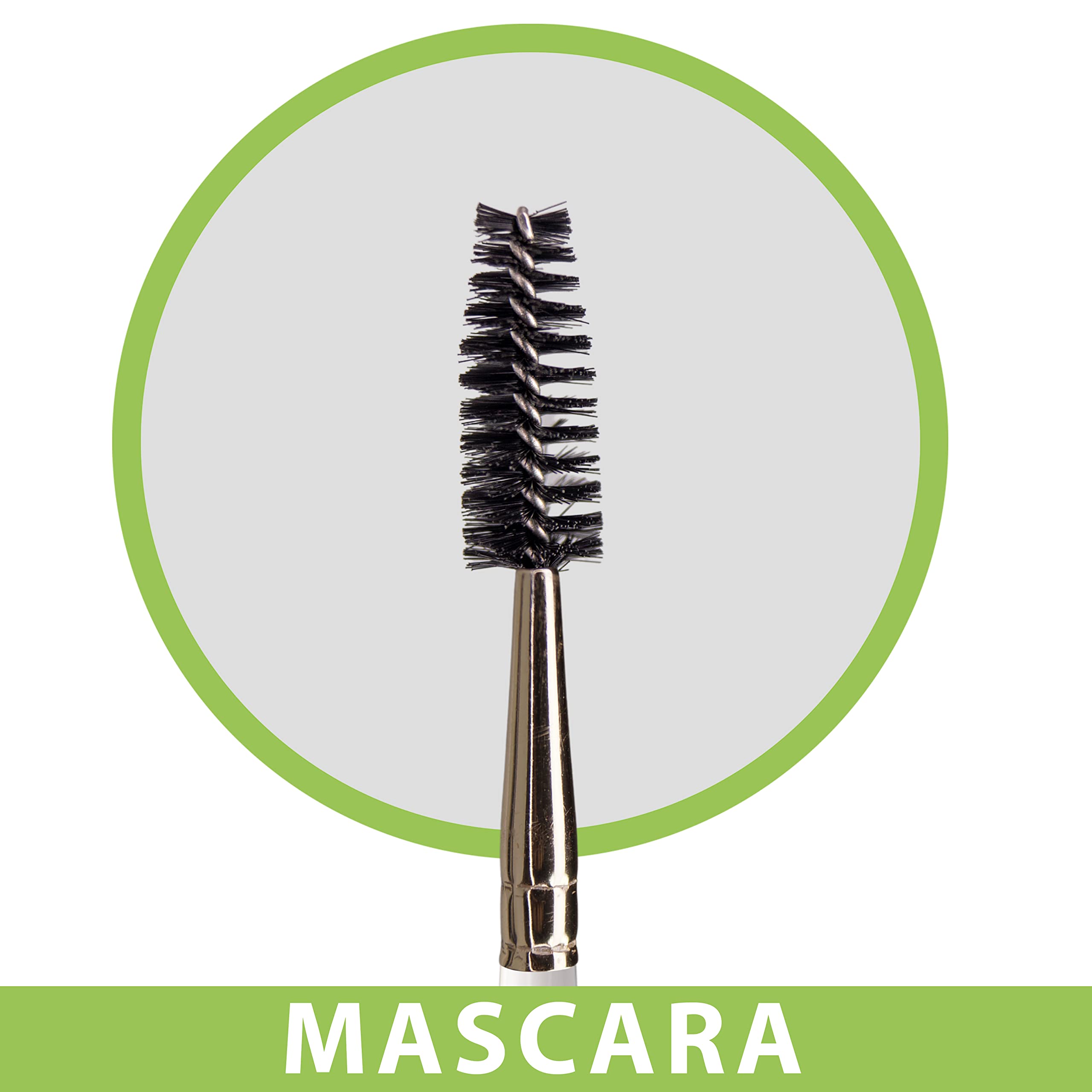 Midazzle Professional Mascara Brush (MIMB00411) - Waterproof Eyelash Comb for Clump-Free, Voluminous Lashes - Perfect for Daily Makeup, Salon & Bridal Use