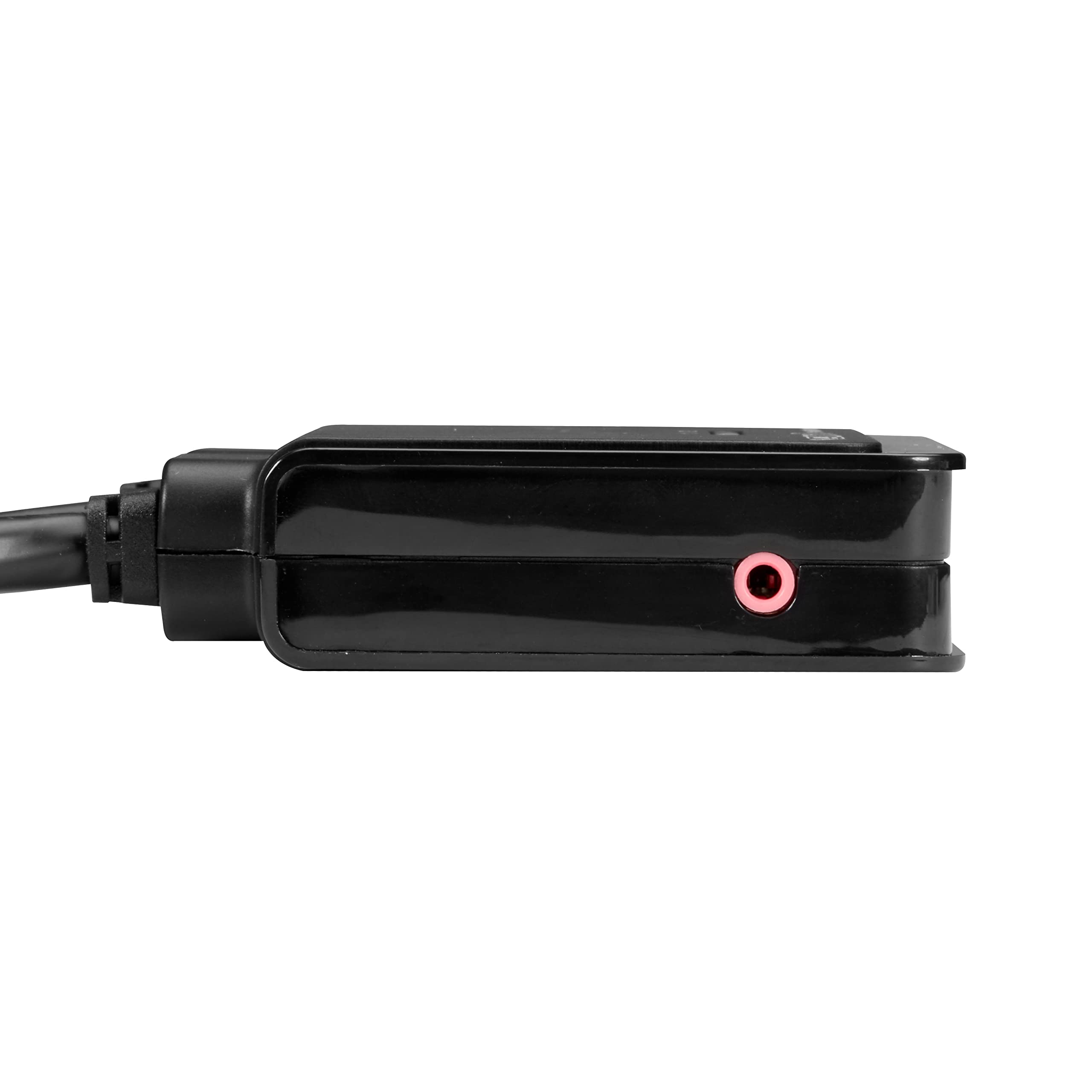 Black Box Network KV62-CBL 2-Port 4K60 DisplayPort Cable KVM Switch - Seamless Multi-Computer Control for Home Office & Gaming Setup