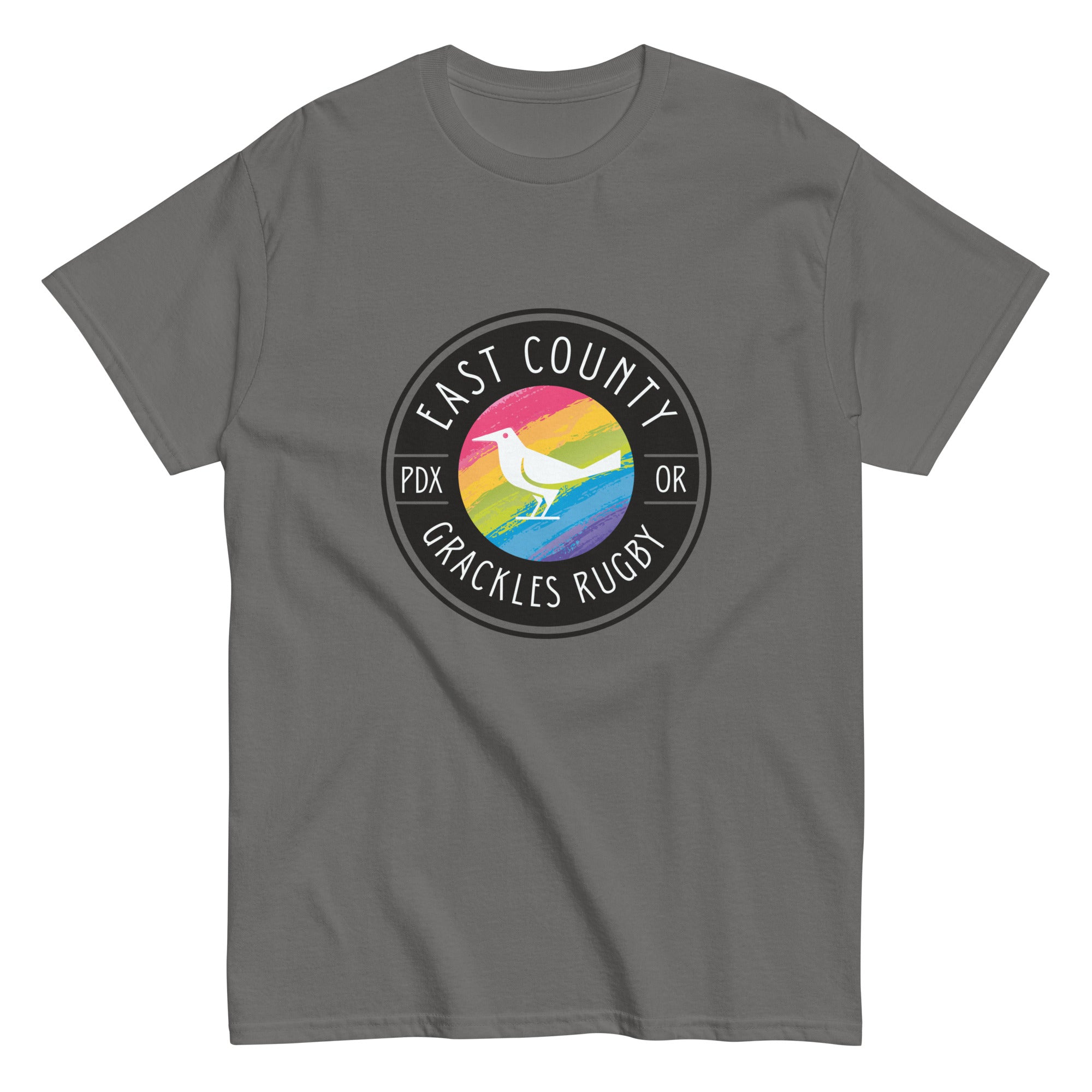 East Co. Grackles Classic Cotton T-Shirt for Men & Women | Vintage Graphic Tee | Casual Streetwear & Everyday Wear