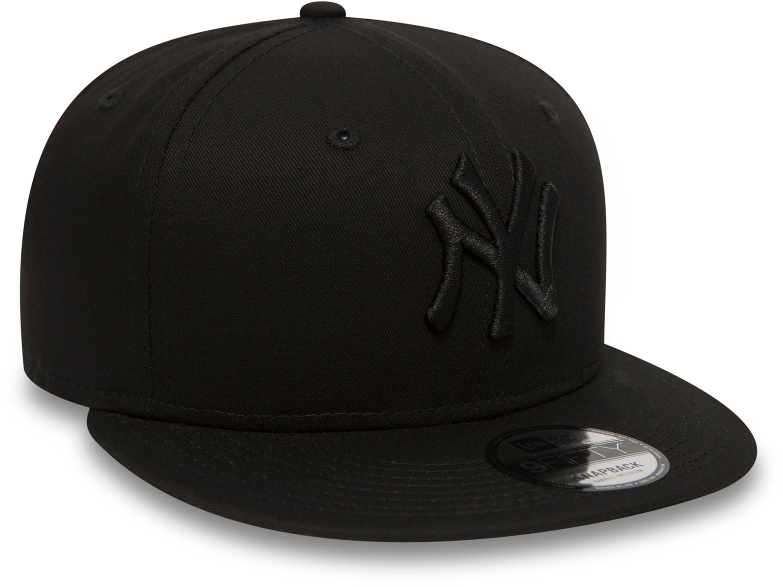 New York Yankees New Era 9Fifty All Black Snapback Baseball Cap - Official MLB Hat for Men & Women - Perfect for Baseball Games, Streetwear Fashion & Sports Fans