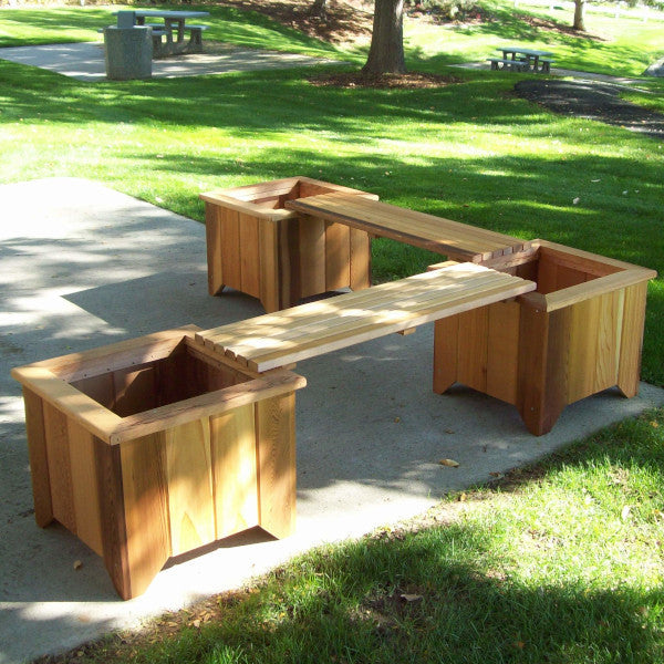 T&L Planter Bench - Durable Outdoor Garden Bench for Plants, Pots, and Decor - Perfect for Patio, Deck, and Backyard Gardening