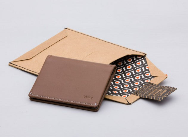 Bellroy Slim Sleeve Wallet - Ultra Thin Minimalist RFID Blocking Leather Wallet for Men - Perfect for Everyday Carry, Travel & Business Use