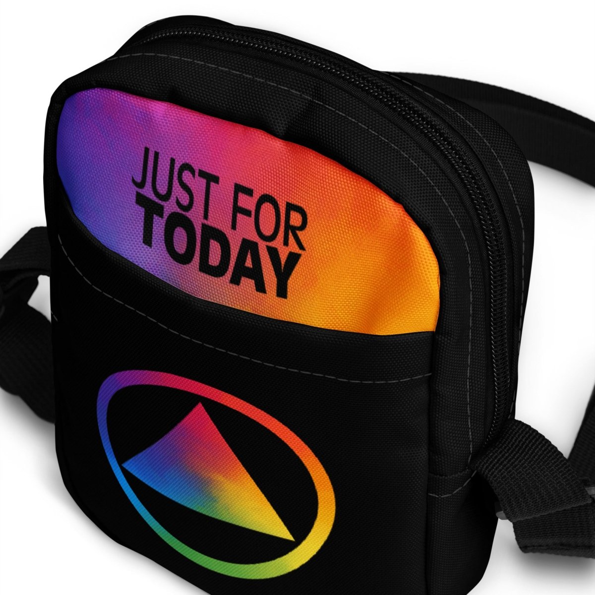Rainbow Resilience Crossbody Utility Bag - Waterproof & Durable for Hiking, Travel & Everyday Use