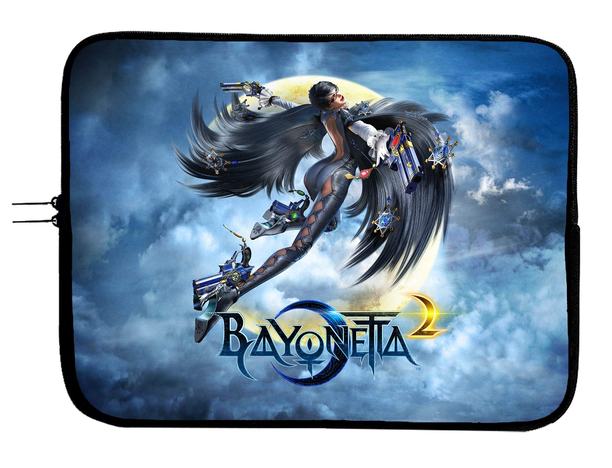 Anime Bayonetta Bloody Fate Laptop Sleeve - 15 Inch Waterproof Neoprene Case for MacBook, Surface, Notebook with Cushioned Protection | Perfect for Work, School & Travel