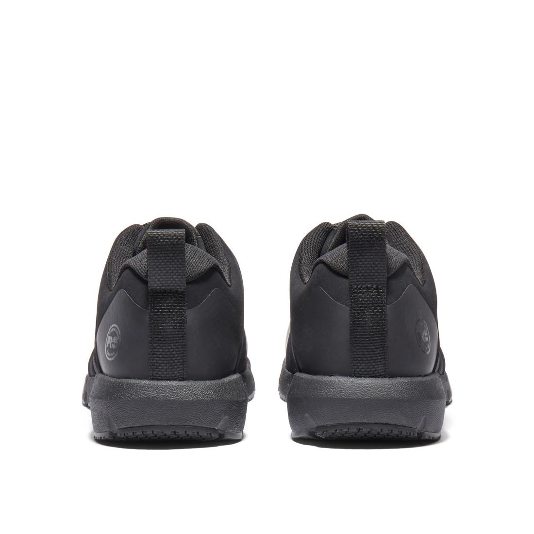 Radius EH Composite Toe Work Shoes for Men - Black Safety Boots with Electrical Hazard Protection | Ideal for Construction, Warehouse & Industrial Work