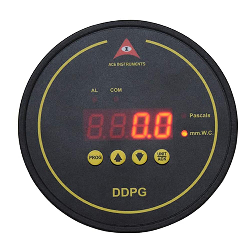 Hospital Room Pressure Monitor with Calibration Certificate - Accurate Airflow Measurement for Isolation Wards, ORs & Cleanrooms