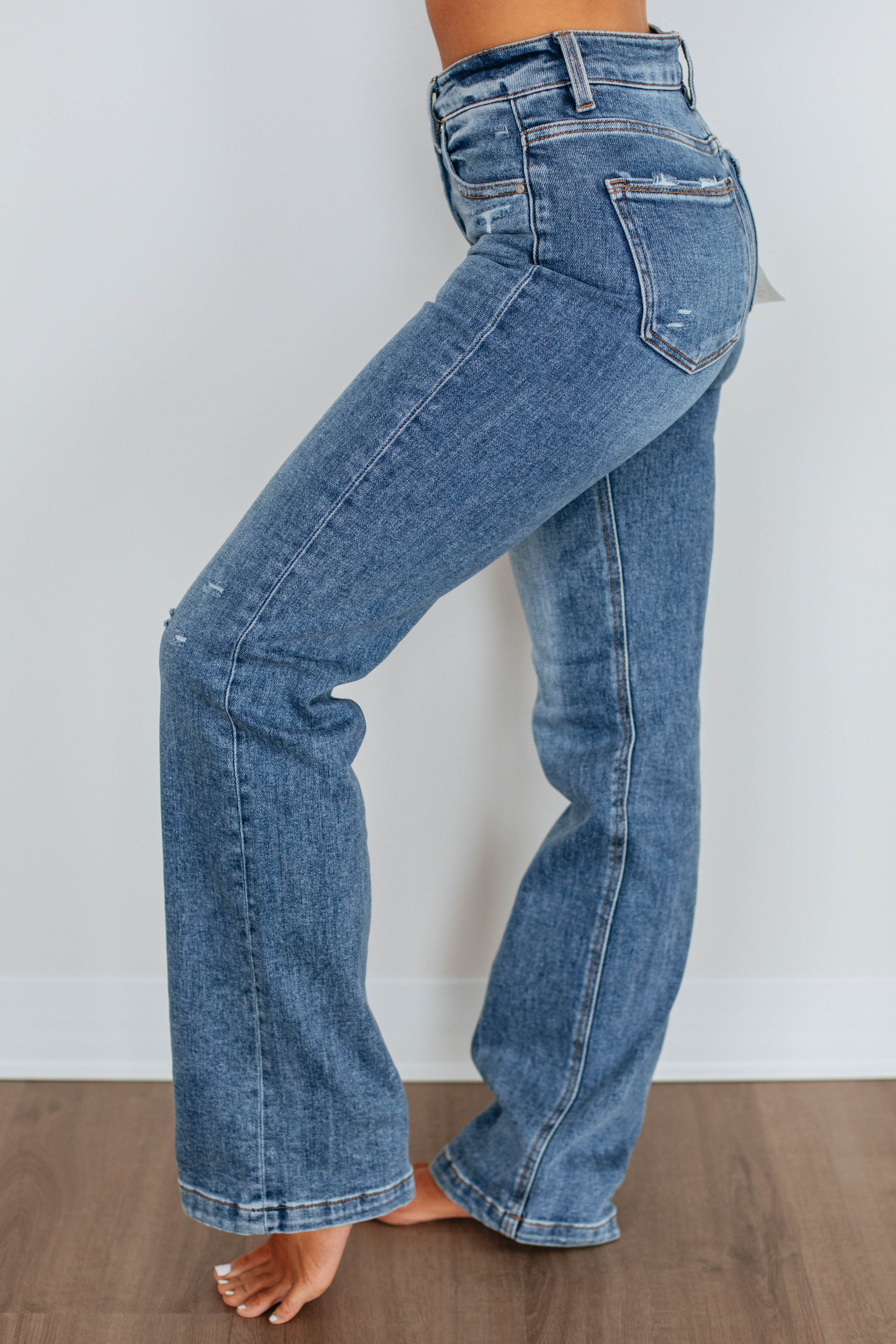 Emily Risen Women's High Waist Skinny Jeans - Stretch Denim Pants for Casual Wear & Night Out