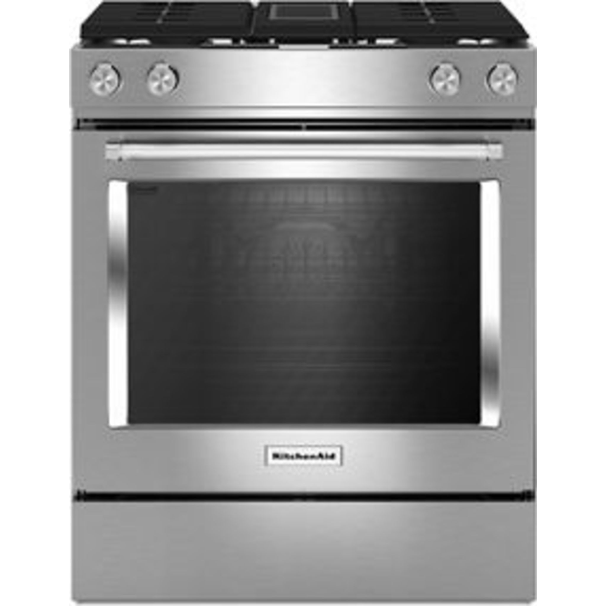 KitchenAid KSDG950ESS 30-Inch Slide-In Dual Fuel Range - Stainless Steel Gas Stove & Electric Oven for Professional Cooking & Baking at Home