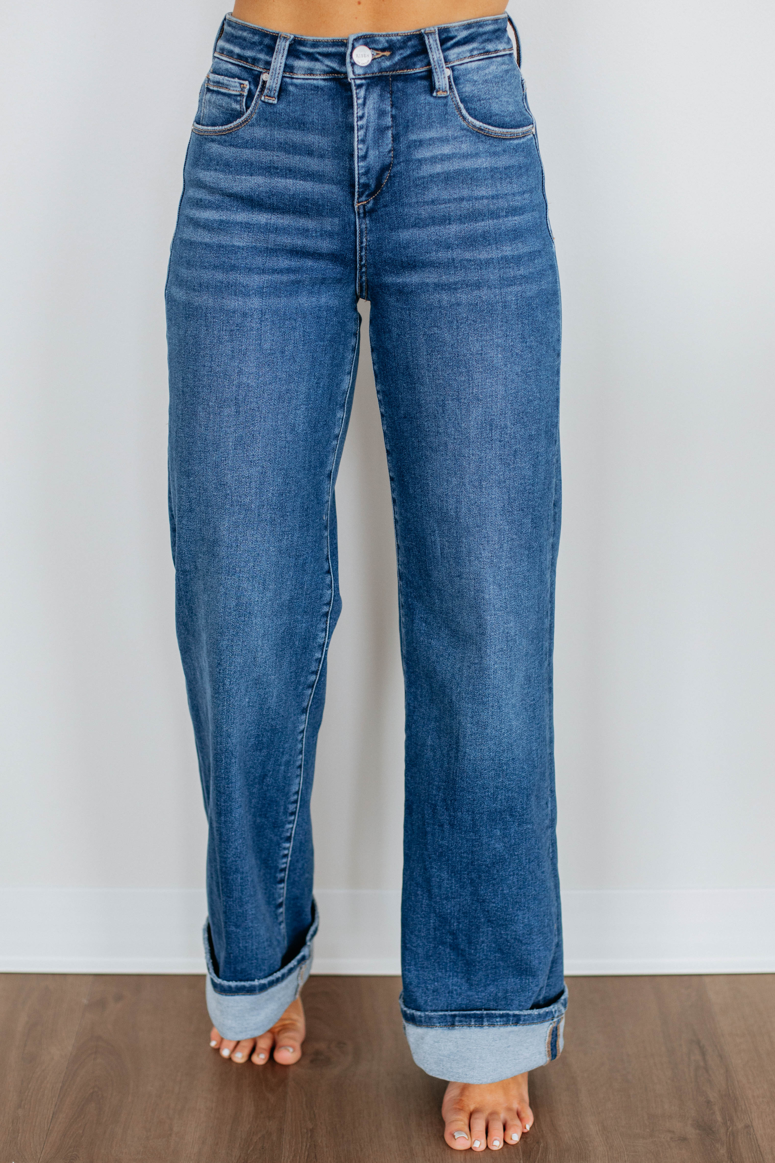 Daytone Risen Jeans for Men - High Waist Slim Fit Stretch Denim Pants | Perfect for Casual Wear, Office & Night Out