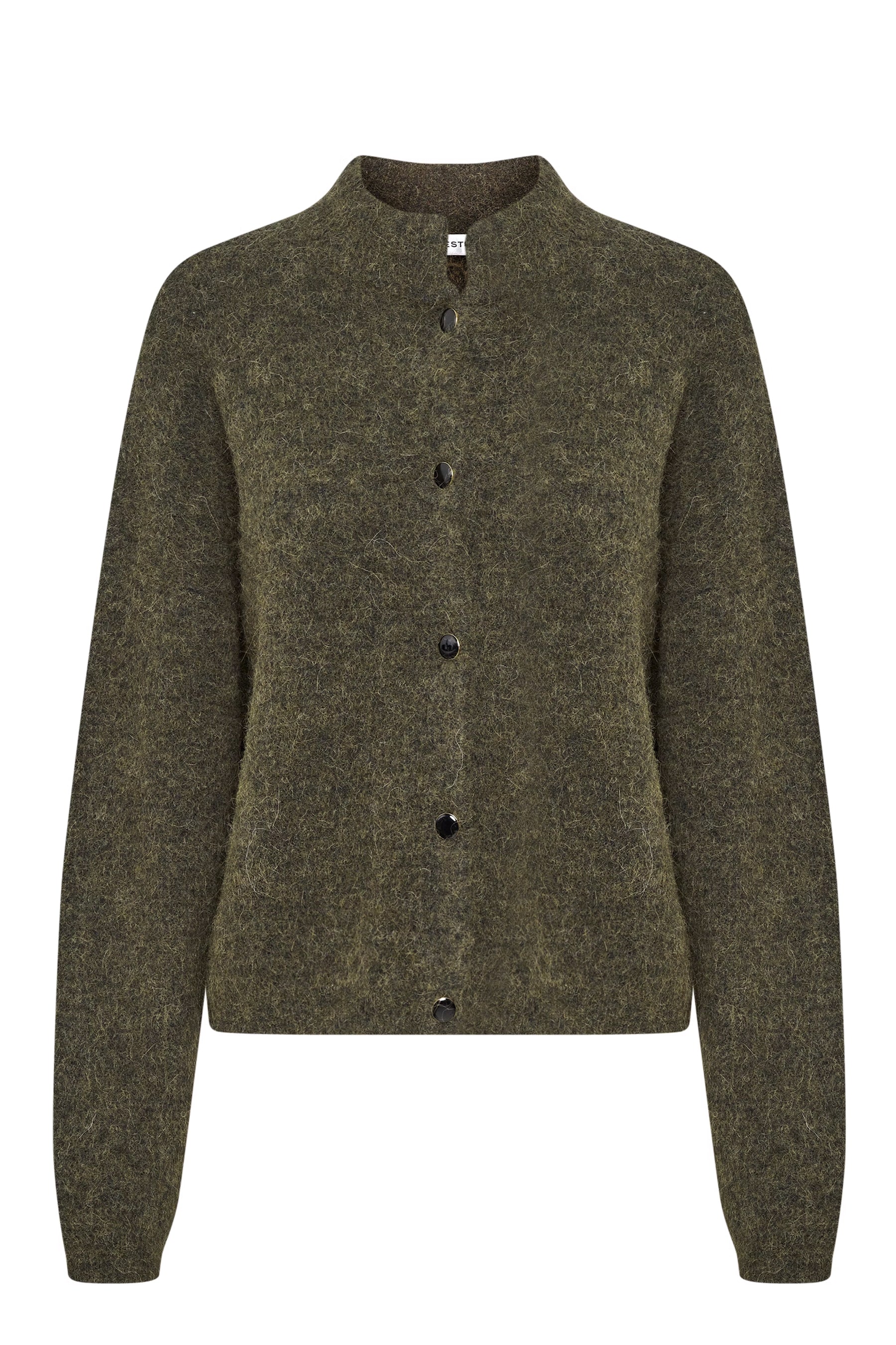 Gestuz Alpha Cardigan for Women - Olive Green Knit Sweater | Cozy Fall & Winter Layering Outfit for Casual & Office Wear