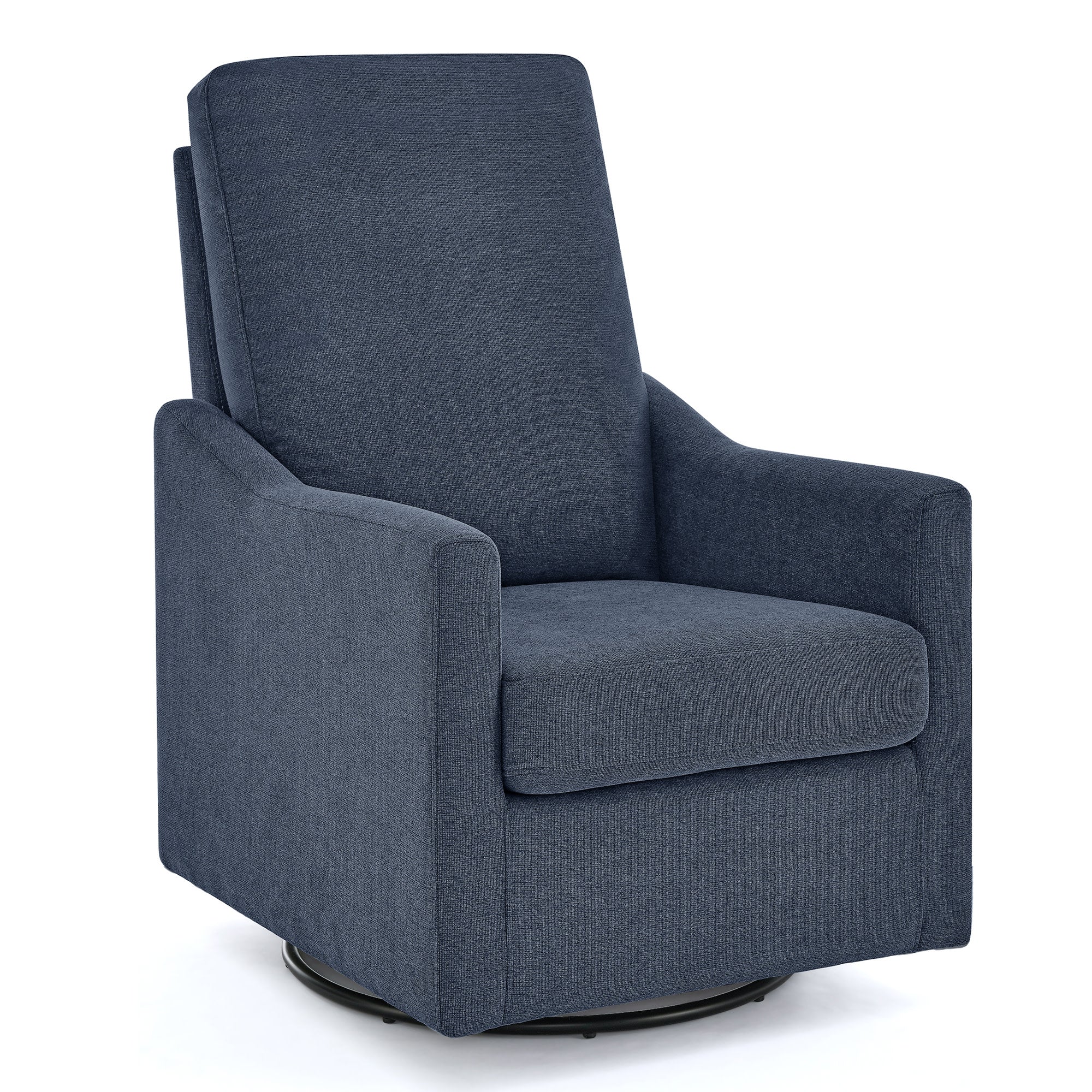 Andie Nursery Glider Swivel Chair - Stain Resistant LiveSmart Fabric - Comfortable Rocking Chair for Breastfeeding & Baby Nursery - Perfect for Nursing, Reading & Relaxing with Your Newborn