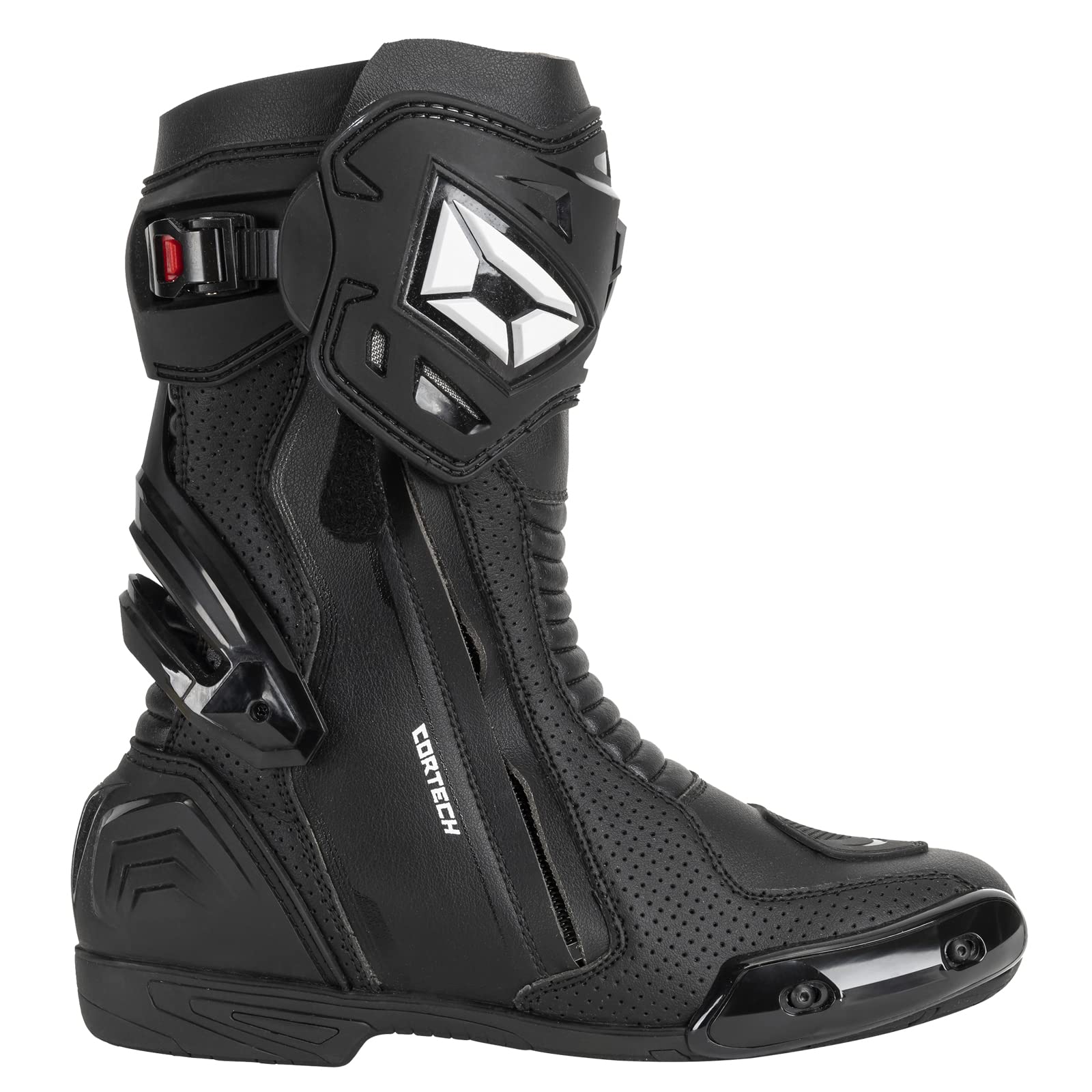 Cortech Men's Adrenaline GP Motorcycle Boots - Durable Racing Boots for Men with Ankle Protection - Perfect for Motorcycle Racing, Track Days & Street Riding