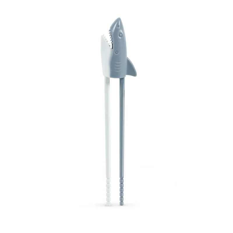 Fred Munchtime Shark Chomping Chopsticks - Fun Animal Themed Sushi Chopsticks for Kids & Adults - Perfect for Asian Cuisine, Sushi Parties & Unique Gifts