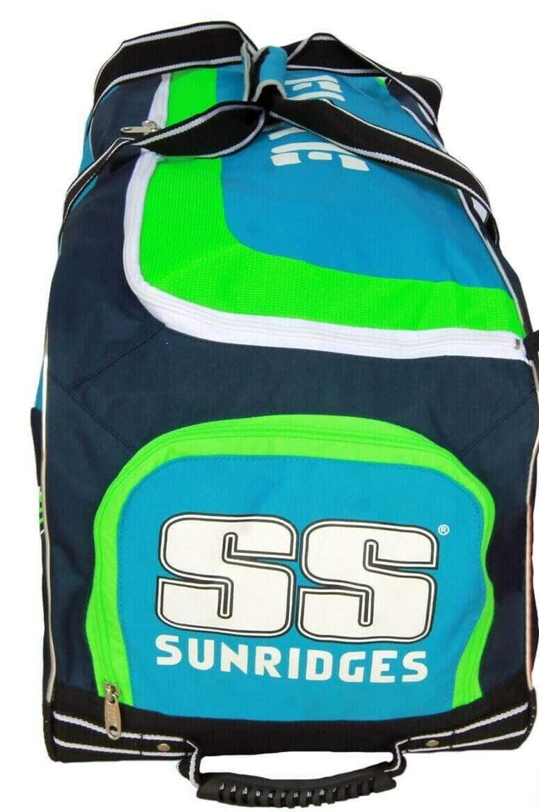 SS Ton Elite Wheelie Blue Cricket Kit Bag - Premium Cricket Equipment for Training & Matches - Perfect for Cricket Players & Enthusiasts