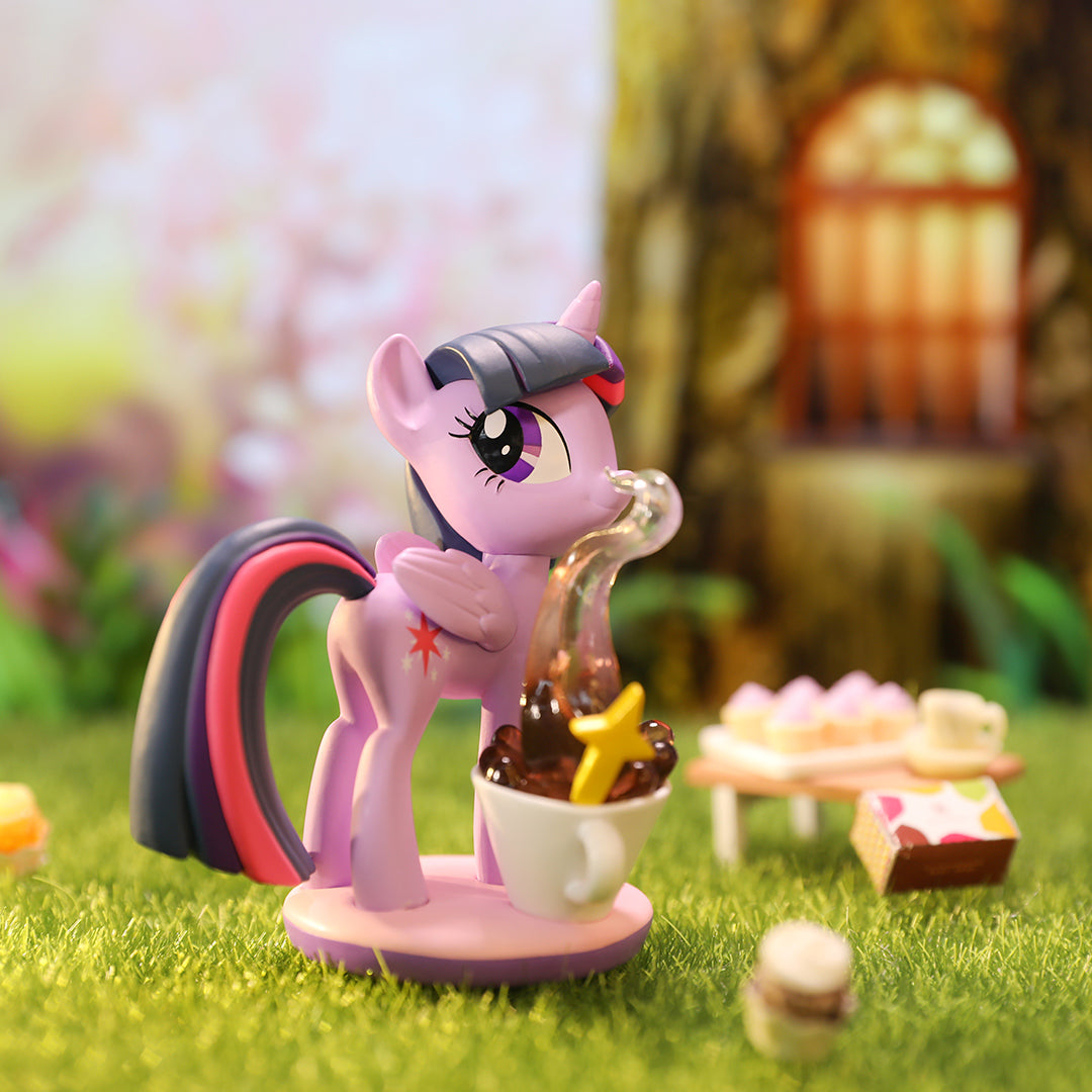 POP MART My Little Pony Leisure Afternoon Series Blind Box Collectible Figures - Cute Vinyl Toys for Kids & Adults, Perfect for Home Decor, Office Display, and Gift Giving