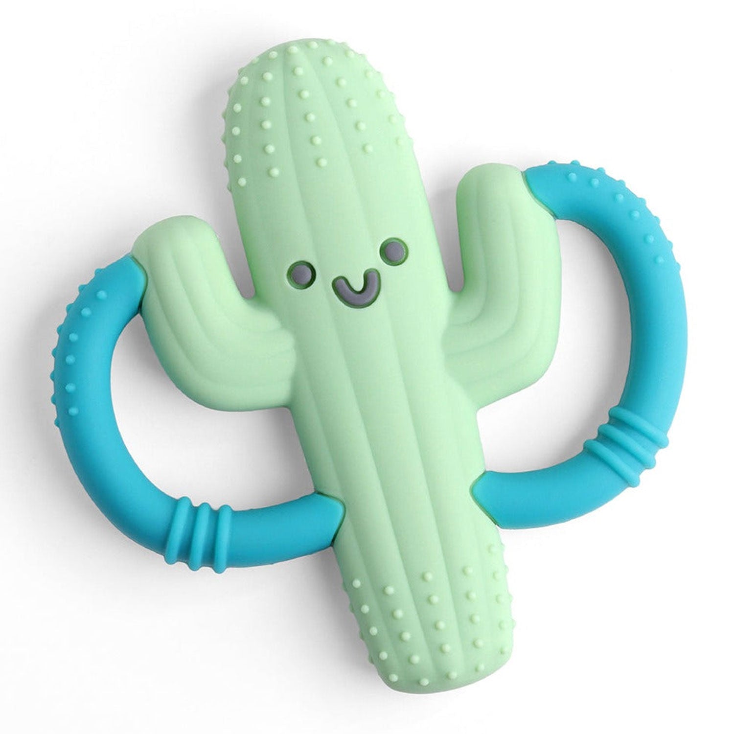 Chew Crew Silicone Handle Teether - Baby Teething Toy for Soothing Sore Gums | BPA-Free, Easy to Hold for Infants & Toddlers | Perfect for Home, Travel & Daycare Use