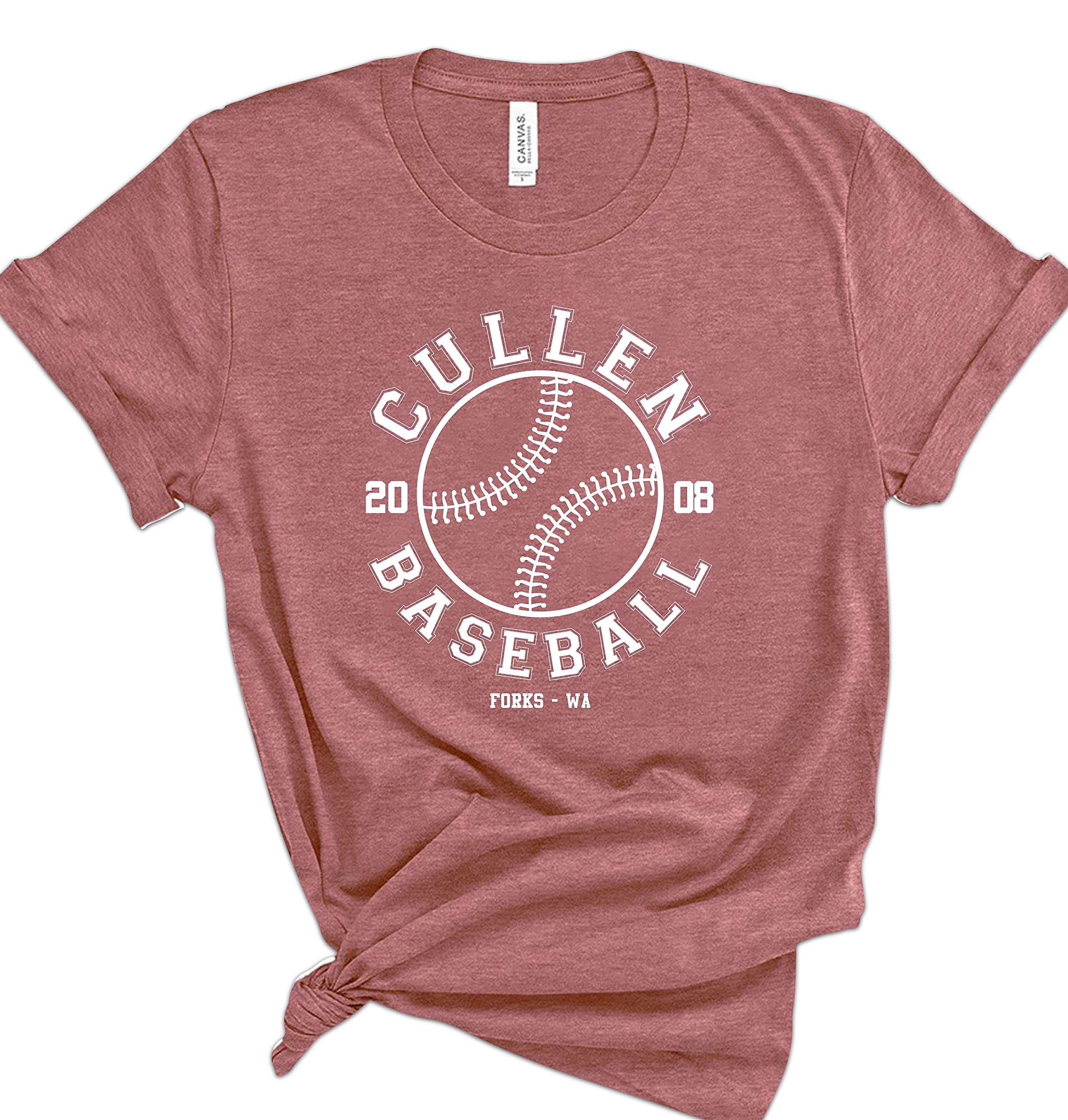 **Cullen Baseball Shirts for Men & Women - Washington Forks Team Graphic Tees - Comfortable Casual Sleeve T-Shirts for Sports Fans & Everyday Wear**