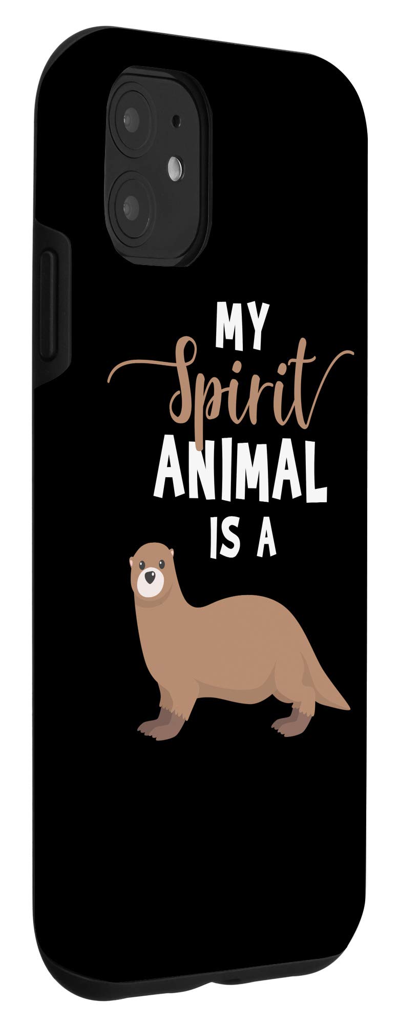 iPhone 11 Case with Funny Otter Design - Perfect Gift for Otter Lovers - Durable Protective Phone Cover for Work, Travel & Daily Use