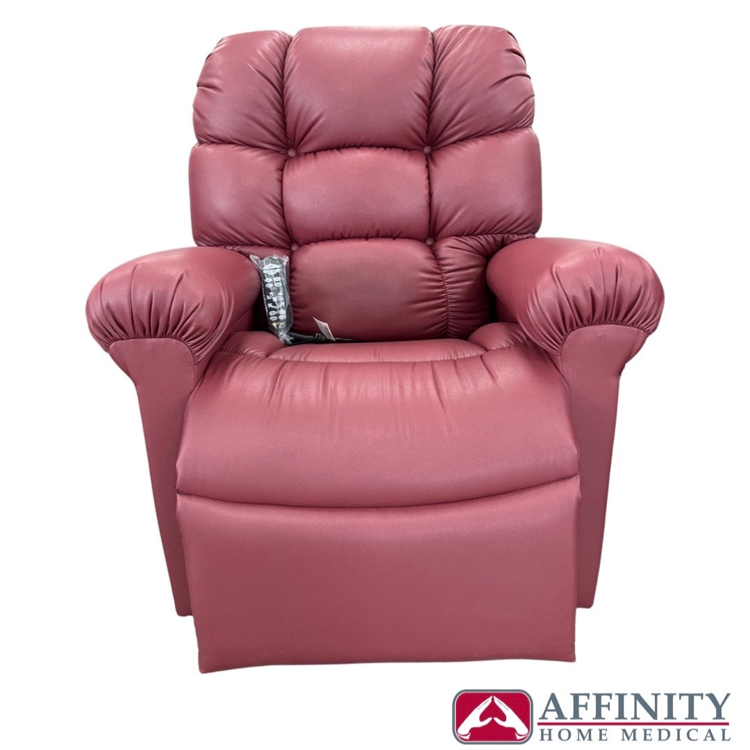 Cloud PR 515 MaxiComfort Lift Chair Recliner with Twilight Luxury Fabric - Power Lift Assist for Elderly & Mobility Issues - Perfect for Living Room, Bedroom & Home Theater Relaxation (Beet Root Brisa Color)