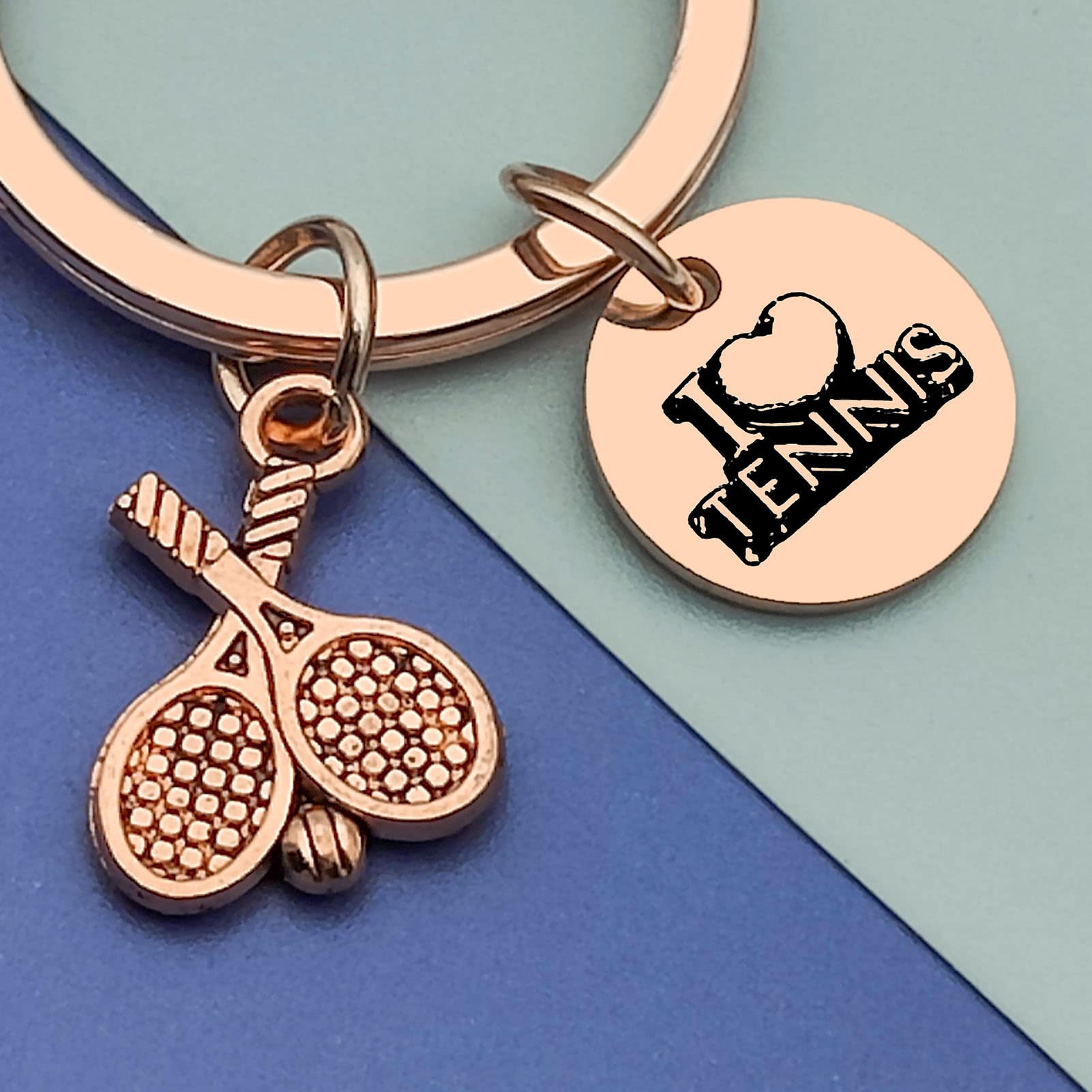 Vadaka Inspirational Tennis Keychain - Motivational Gift for Tennis Players, Lovers & Teams - Perfect for Girls & Teens - Ideal for Training, Matches & Sports Enthusiasts
