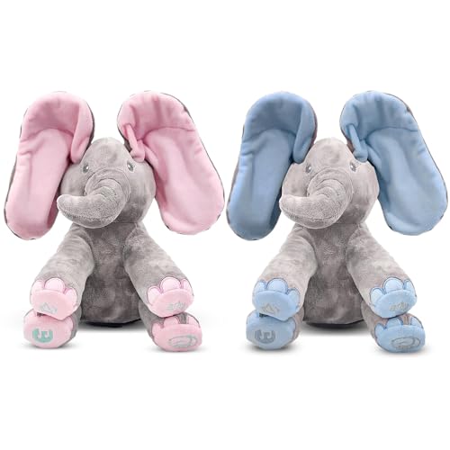 Twin Pink & Blue Elephants