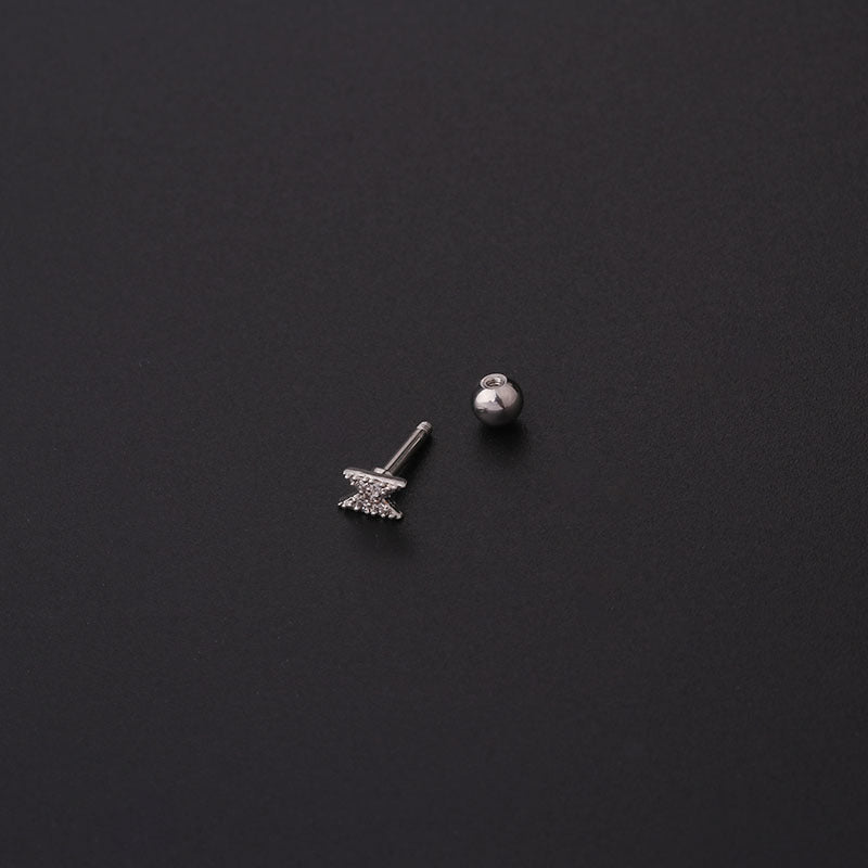 16G Cartilage Tiny Stud Earrings - Surgical Steel Sword Design Earrings for Women | Perfect for Pierced Ears, Daily Wear & Unique Gift Giving