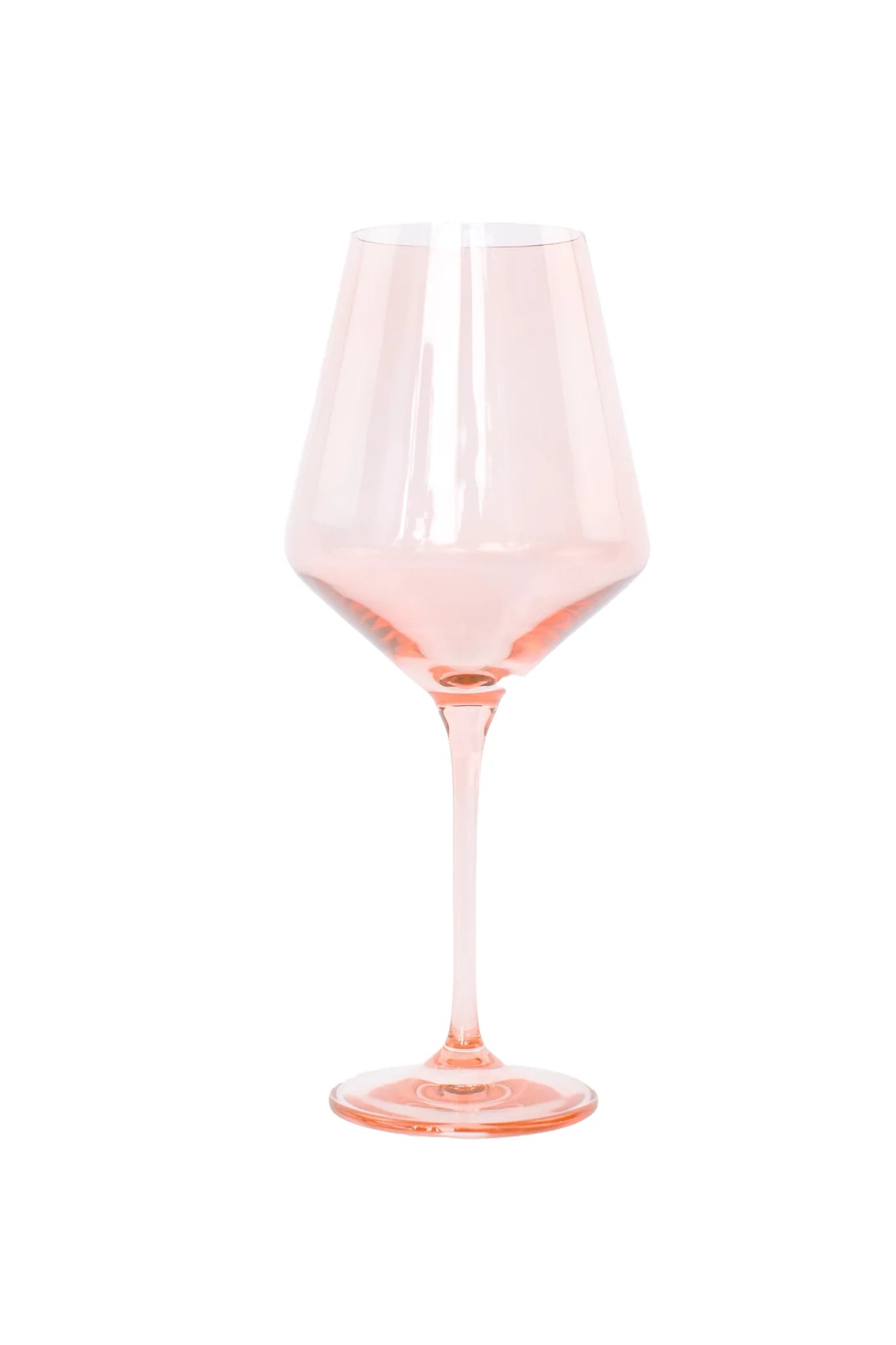 Elegant Estelle Colored Glass Wine Glasses Set of 2 - Perfect for Dinner Parties, Romantic Dates & Home Entertaining