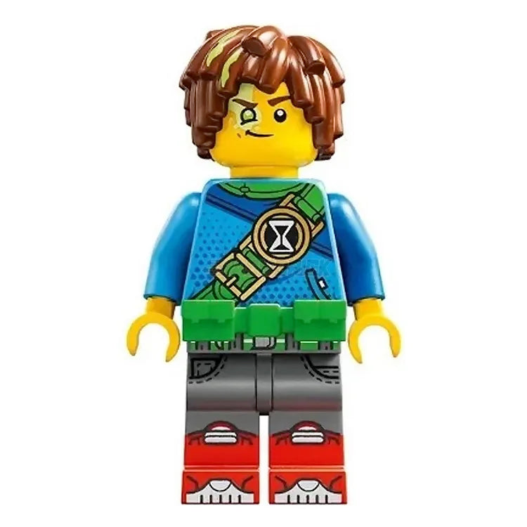 LEGO Minifigure Mateo with Dark Azure Robe & Bright Green Utility Belt - DREAMZzzz Character for Kids' Creative Play and Collectors Display