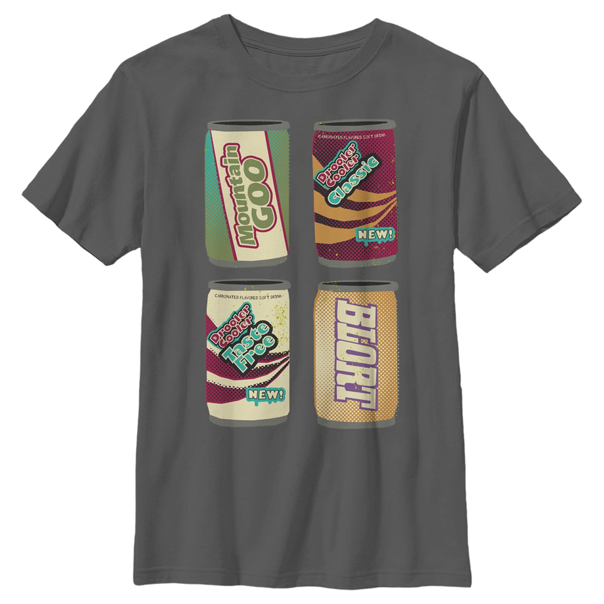 Boys Monsters at Work Monster Soda Pop Graphic T-Shirt - Cute Cartoon Character Tee for Kids, Halloween Costume, Birthday Gift, School Outfit & Casual Wear