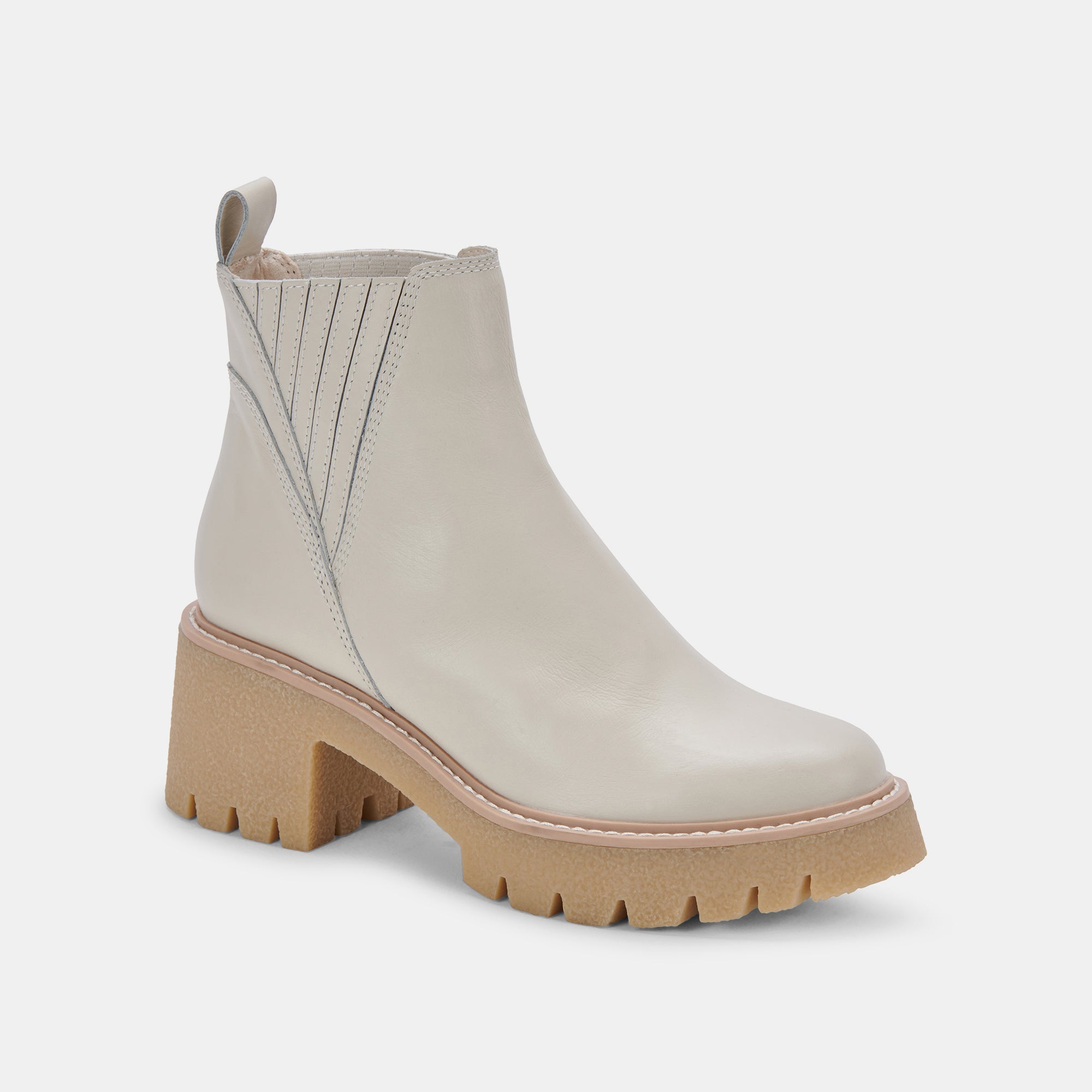 HARTE H2O IVORY LEATHER BOOTS - Waterproof Women's Fashion Boots for Fall & Winter | Perfect for Rainy Days, Outdoor Activities & Casual Wear