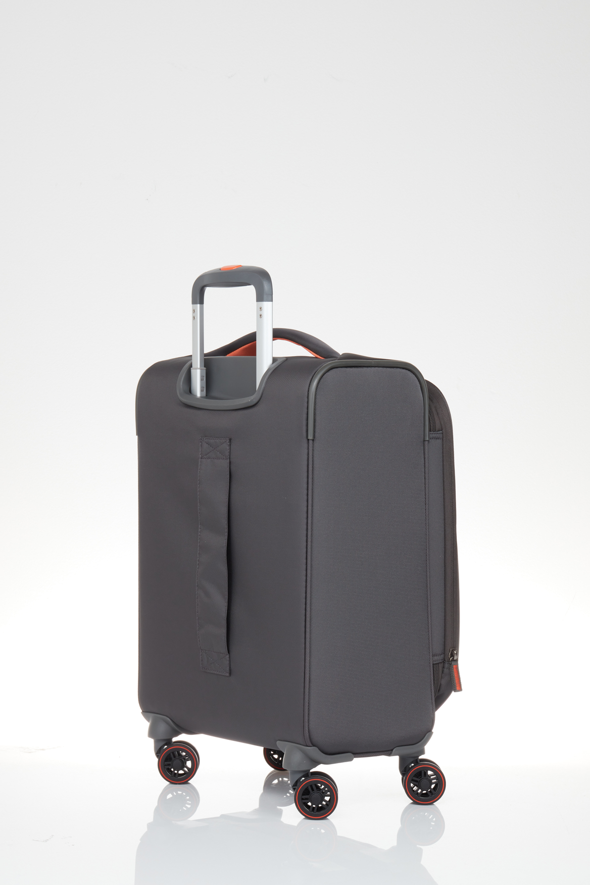 American Tourister Applite 5.0 55/20 Expandable Carry-On Luggage - Lightweight Spinner Suitcase with 4 Wheels, Grey - Perfect for Business Travel & Weekend Getaways