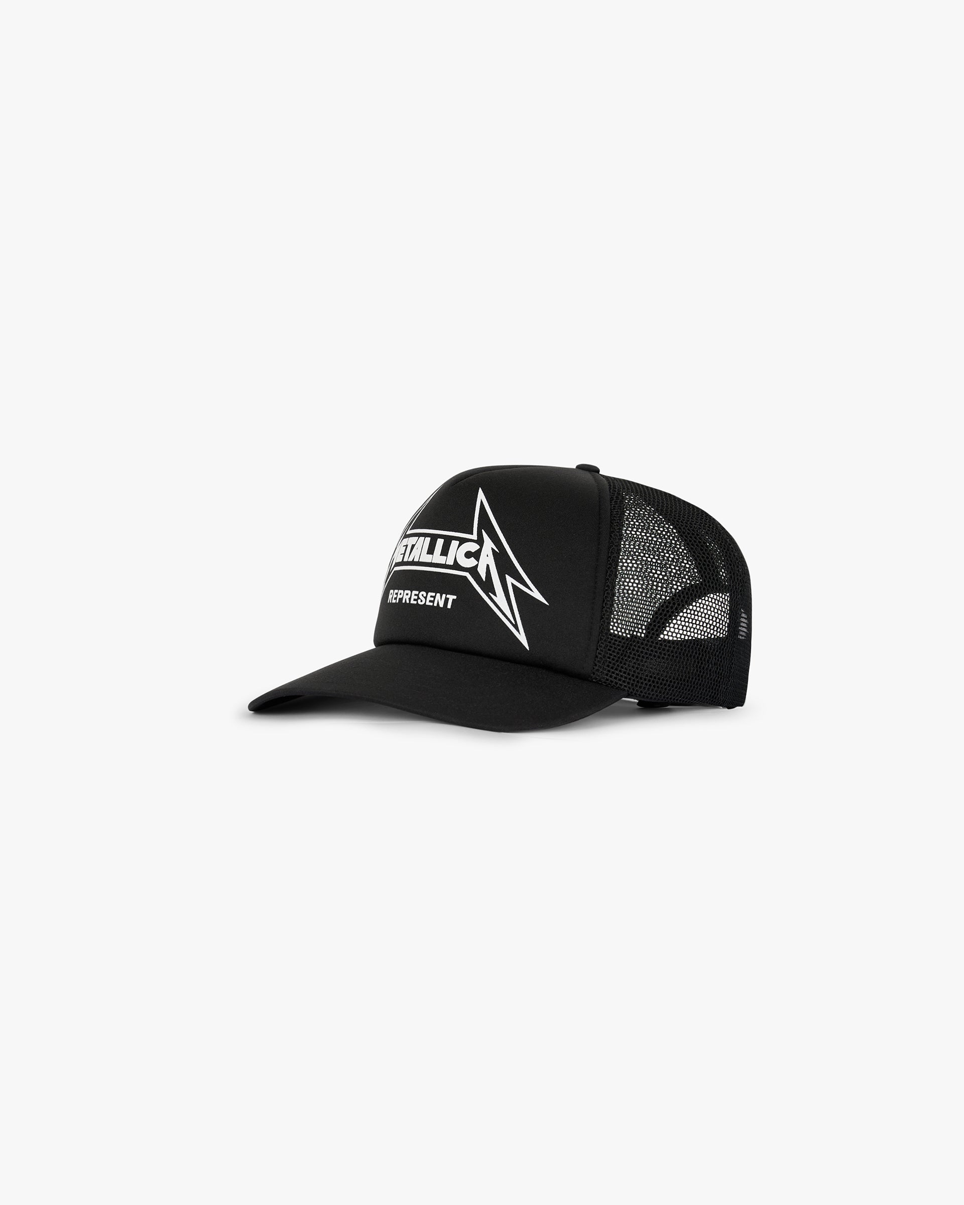 Represent X Metallica Cap - Black Unisex Baseball Hat for Men & Women | Perfect for Concerts, Streetwear & Casual Outfits