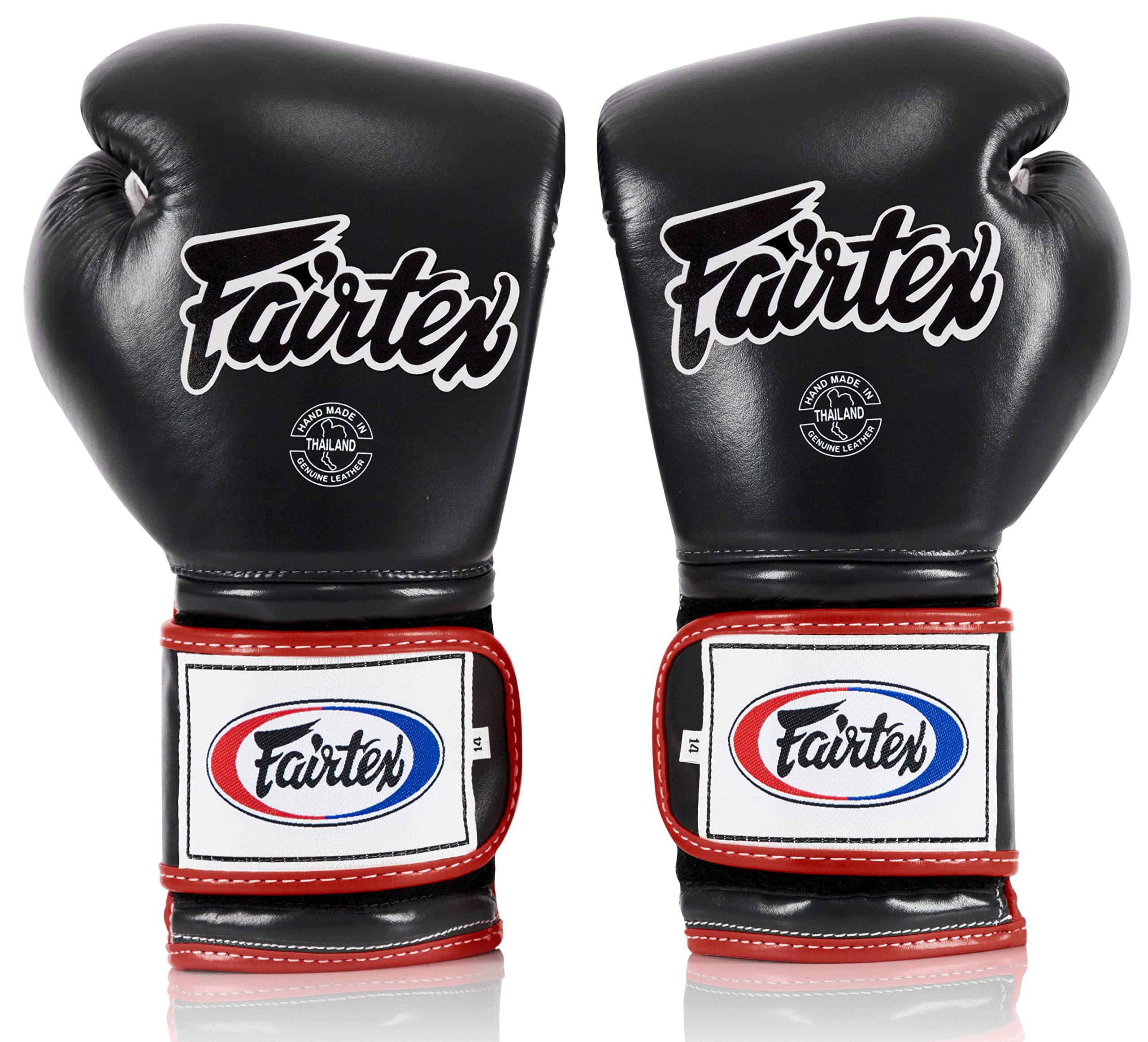 Fairtex BGV9 Muay Thai Boxing Gloves for Professionals - Mexican Style MMA Training Gloves | Lightweight, Shock Absorbent Punching Gloves for Fighters & Trainers | Perfect for Sparring, Heavy Bag Work & Martial Arts Practice