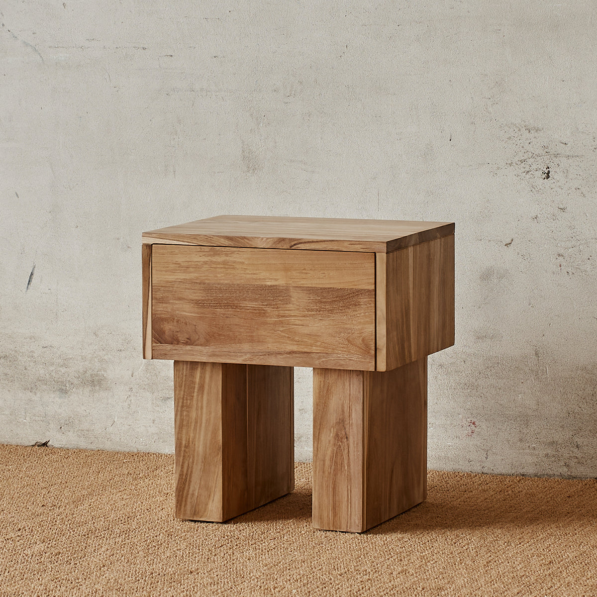 Modern Nightstand with USB Ports & Drawer - Stylish Bedside Table for Bedroom, Living Room, or Office - Perfect for Storing Books, Lamps, and Essentials