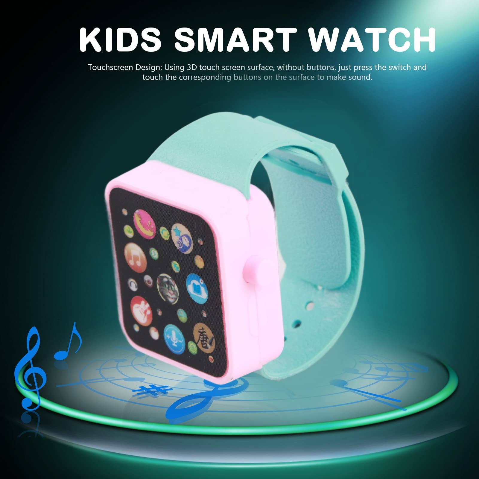 Dilwe Kids Smart Watch - Touchscreen Music Watch for Early Education & Play