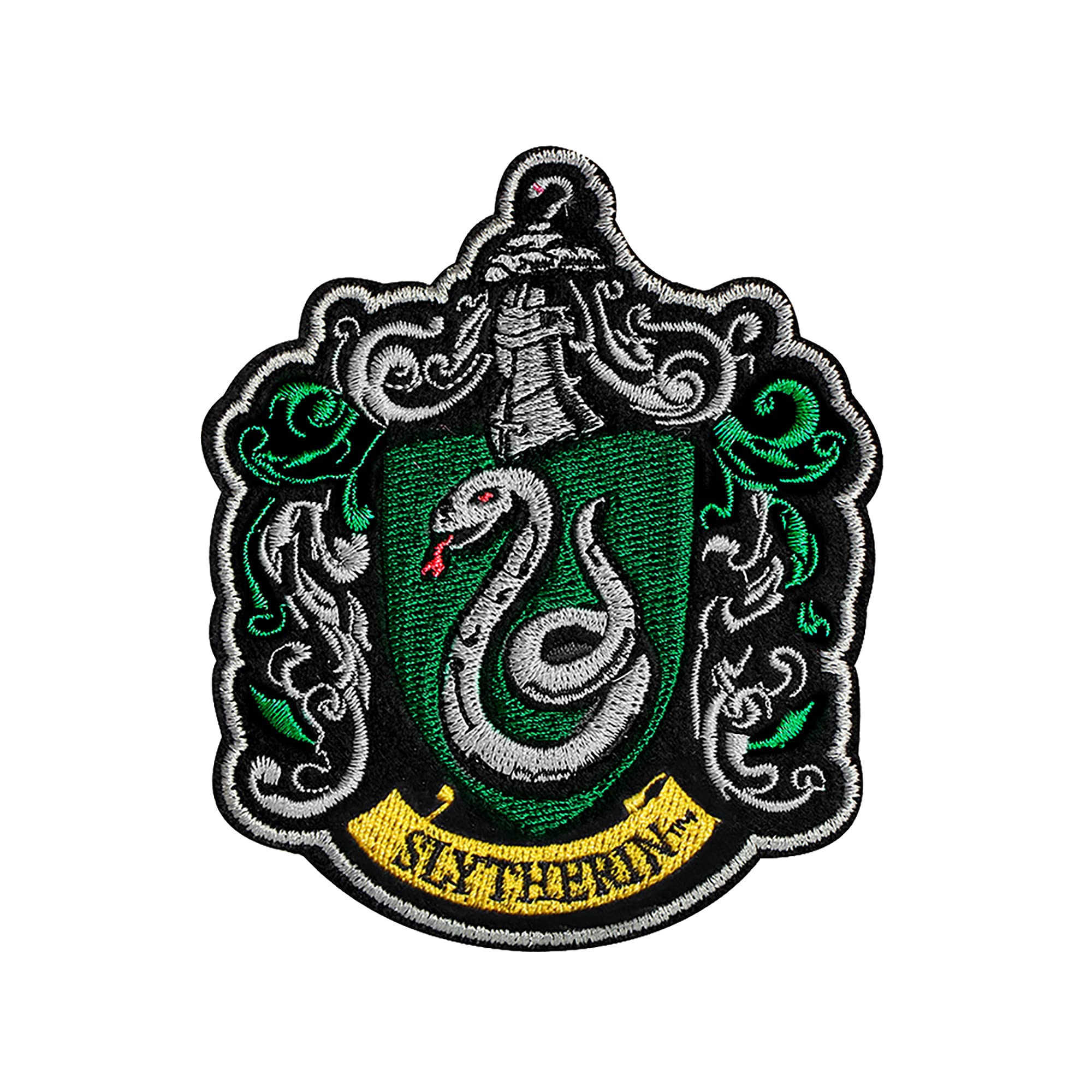 Official Licensed Harry Potter Hogwarts Crest Iron-On Patch - Cinereplicas Deluxe Embroidered Badge for Backpacks, Jackets & DIY Crafts