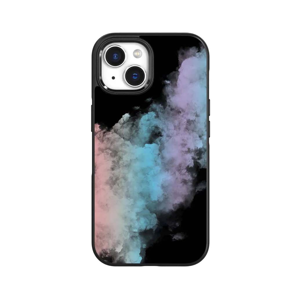 Premium iPhone 15 Case with MagSafe - Rainbow Cloud Design | Shockproof & Wireless Charging Compatible | Perfect for Daily Use, Travel & Outdoor Activities