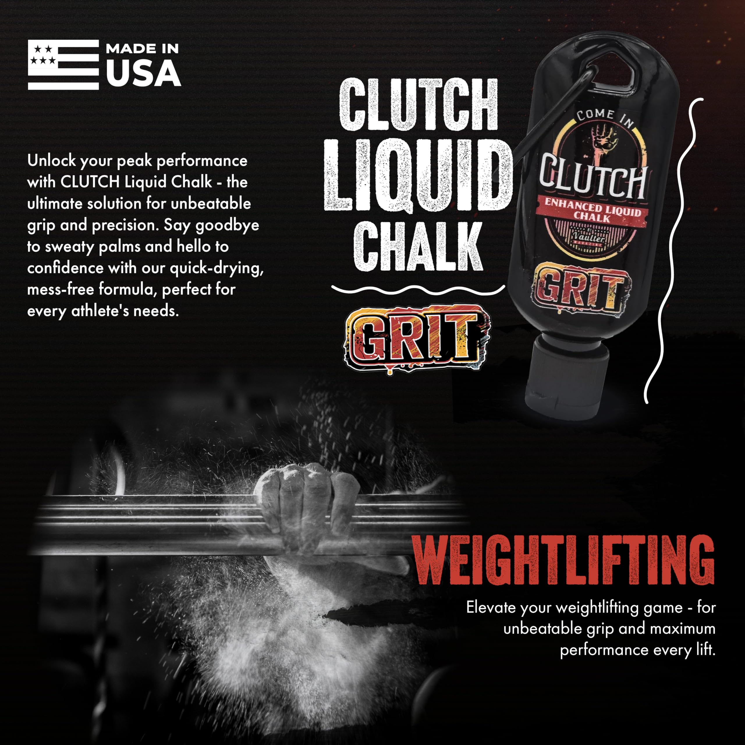STYK Vaulter Magazine - Premium Liquid Chalk for Weightlifting, Gymnastics & Rock Climbing | No Mess Grip Enhancer | Ideal for CrossFit, Bodybuilding & Pole Vault | Perfect for Gym, Home Workouts & Outdoor Training