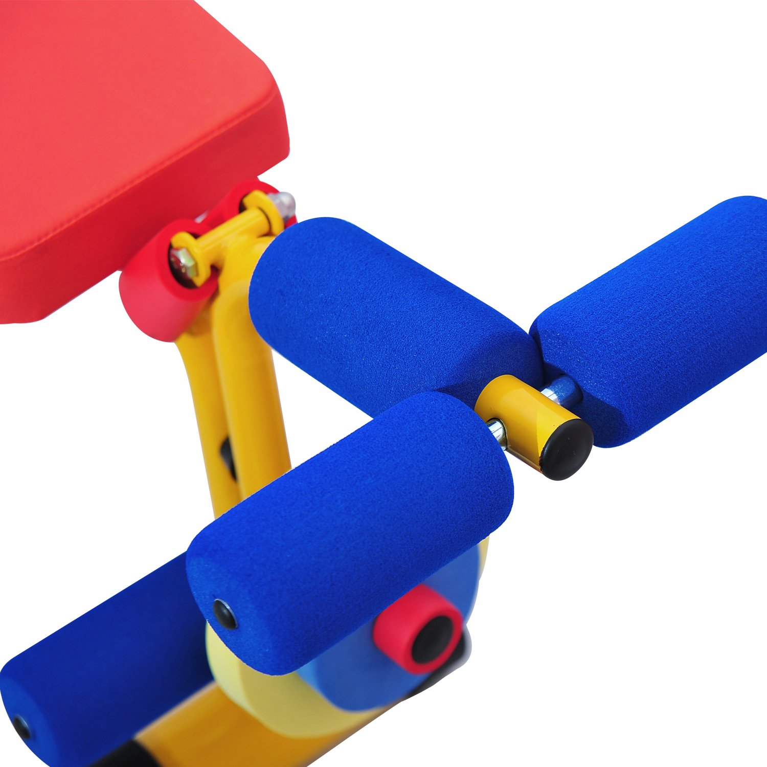 Kinbor Kids Weight Bench - Adjustable Strength Training Equipment for Children, Perfect for Home Gym & Birthday Gifts | Ideal for Kids Fitness, Strength Building & Safe Workouts